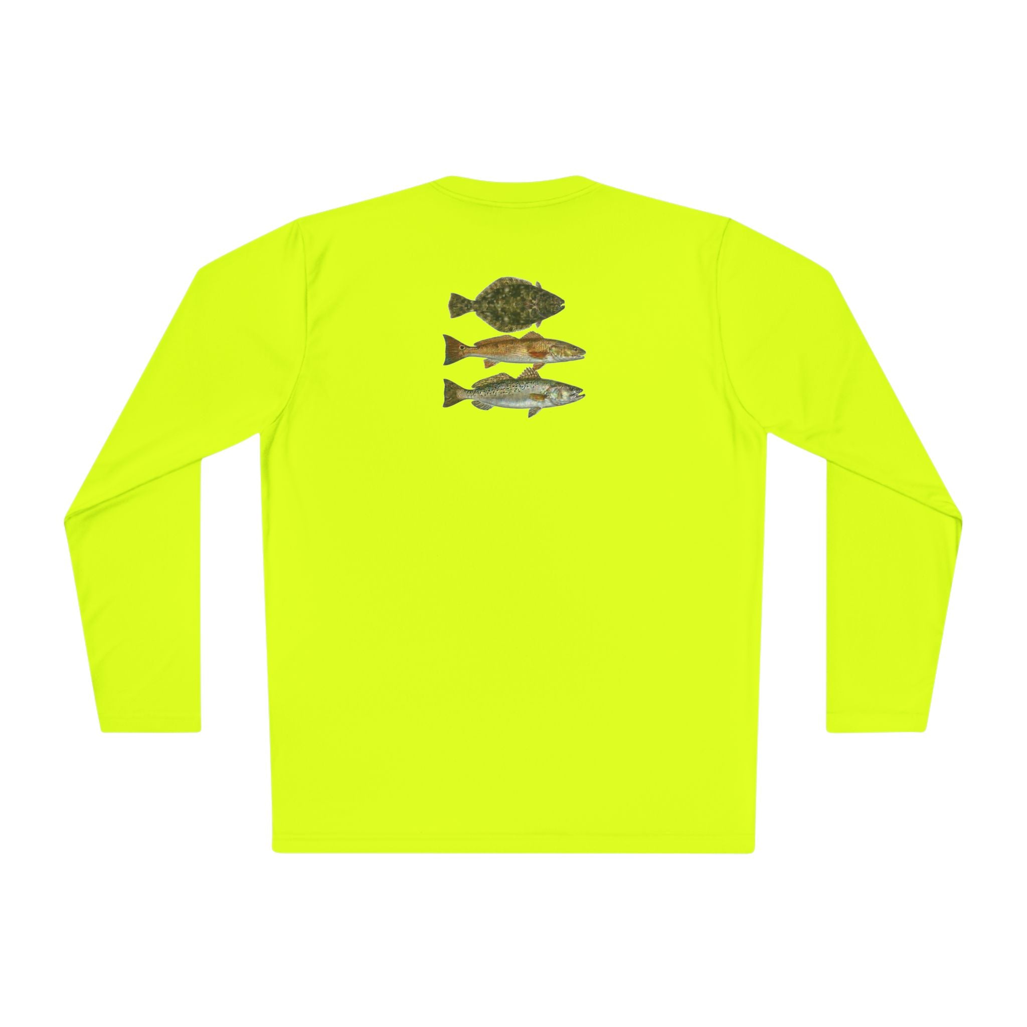 Texas Slam Fishing Tee — Lightweight Long Sleeve Shirt with Vintage Fish Illustrations