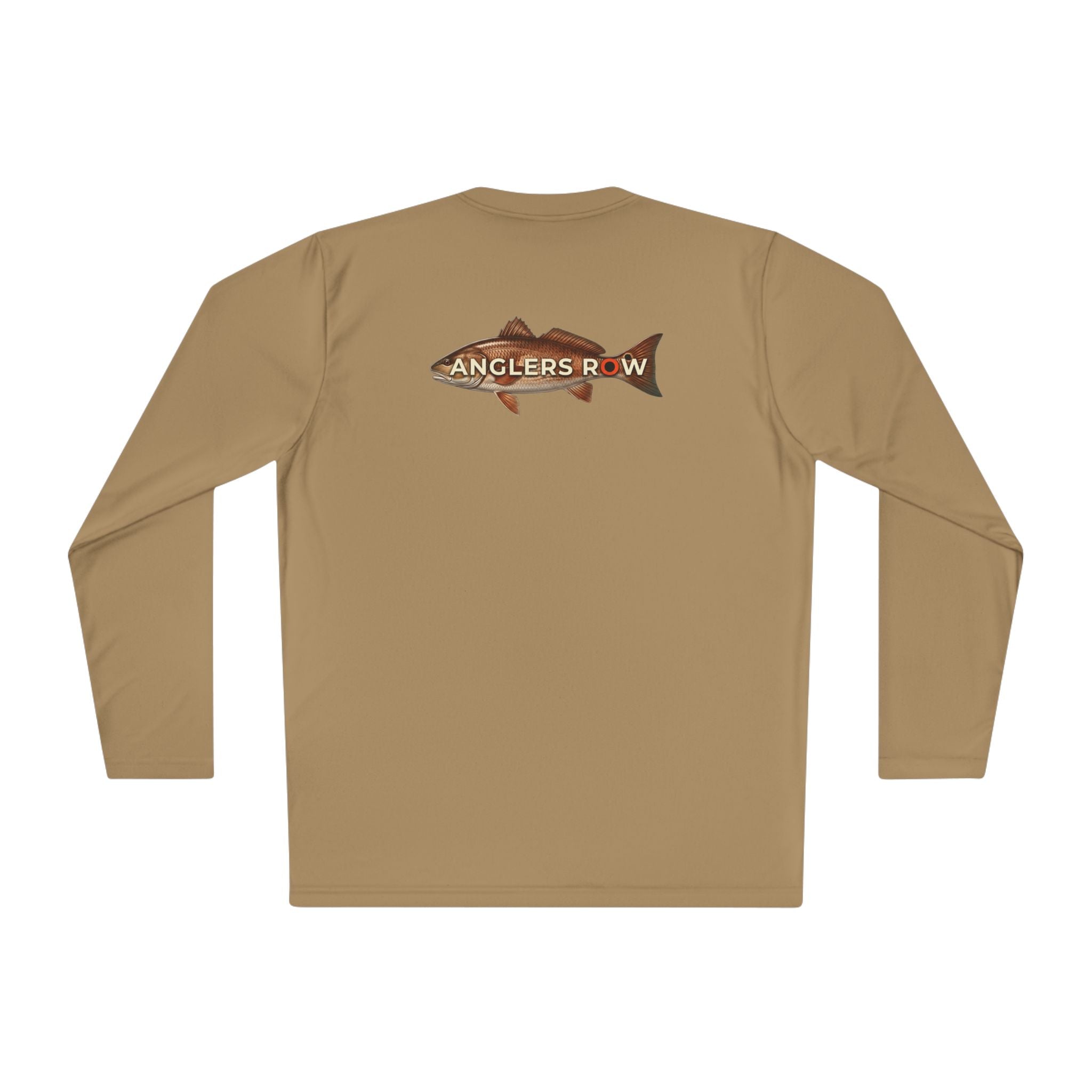 Anglers Row Fishing Long Sleeve Tee — Bass Graphic Back & Logo Chest