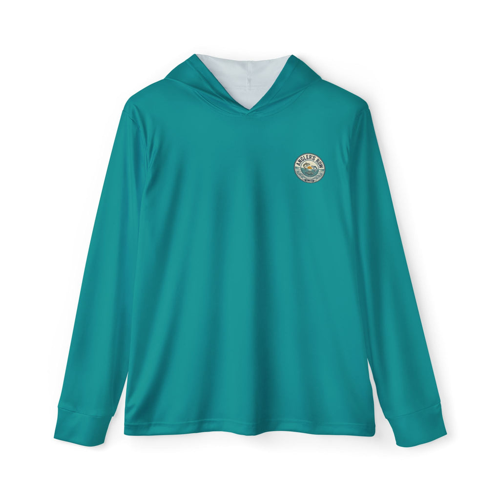 Anglers Row Fishing Hoodie — Men’s Lightweight Teal Warmup Pullover