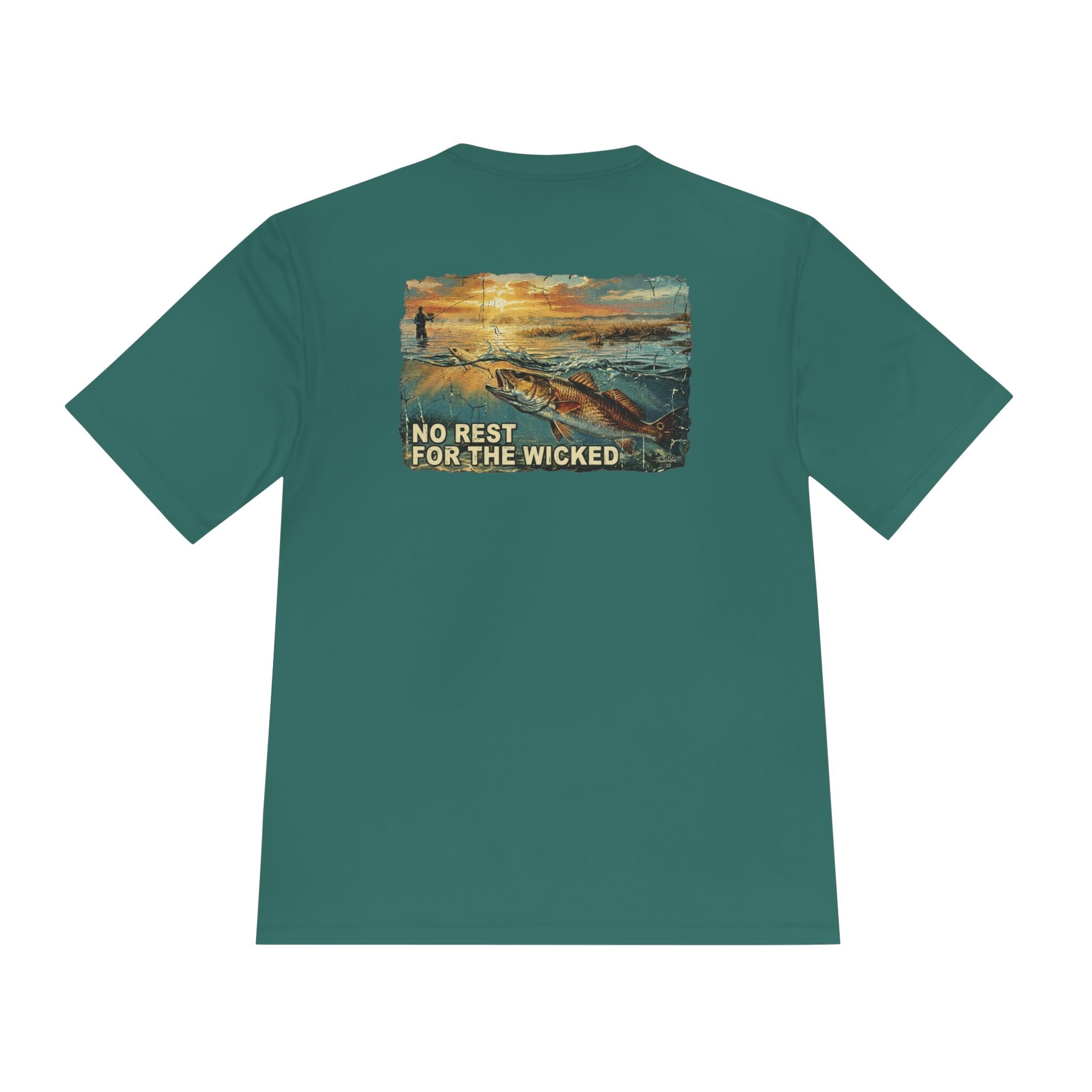 No Rest for the Wicked — Fishing T-Shirt