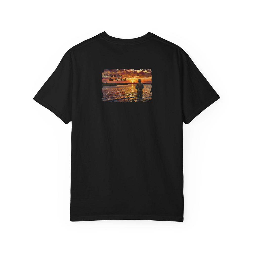 Sunset Angler T-Shirt — Cotton