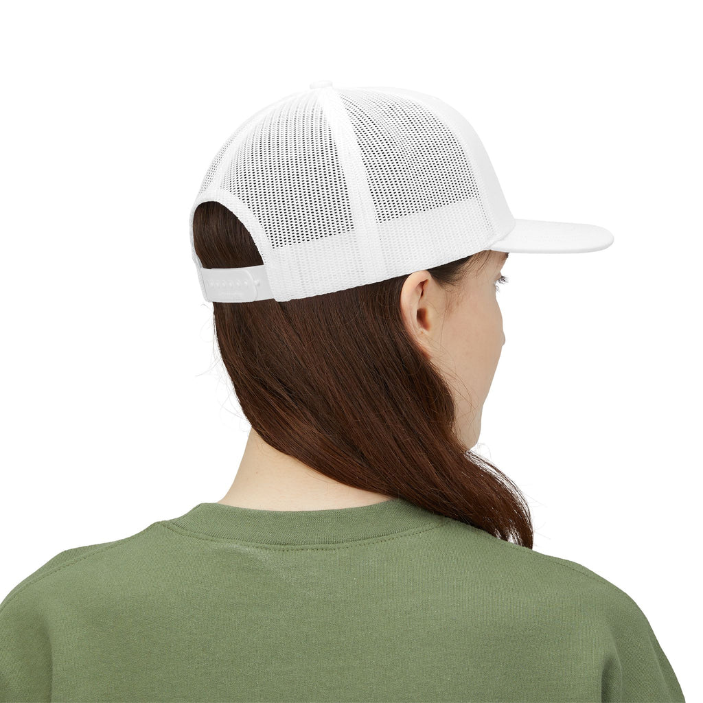 Anglers Row Fish Logo Snapback Cap | Trucker Hat, Fishing Emblem