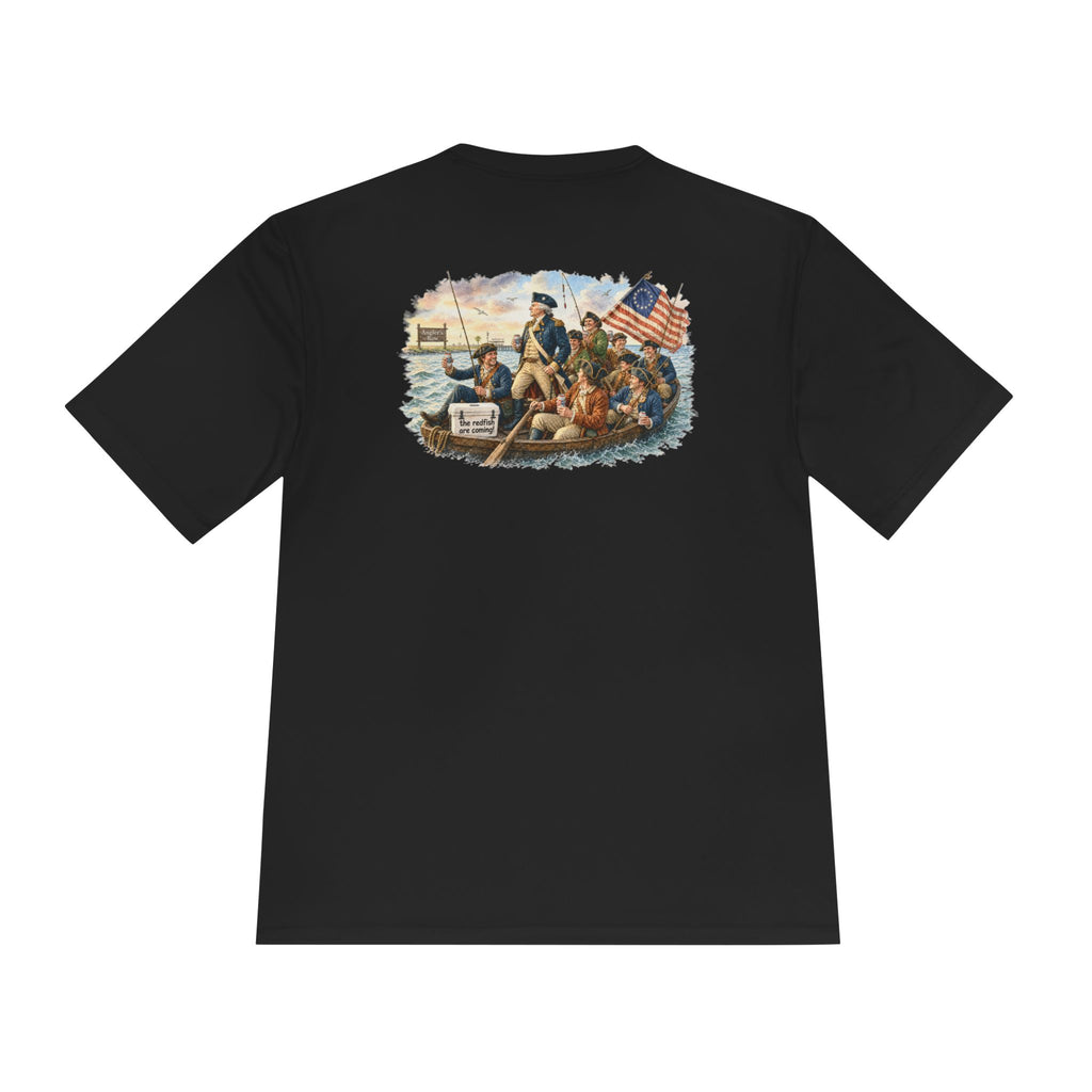Fishing Forefathers Graphic Tee — Dri fit T Shirt