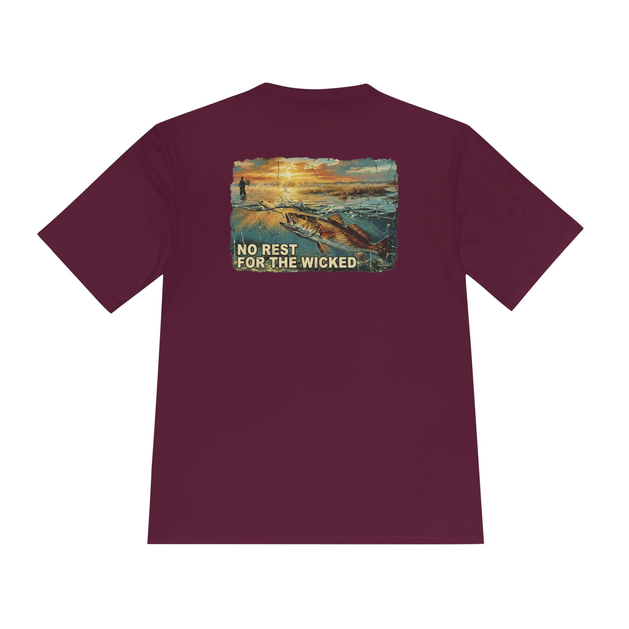 No Rest for the Wicked — Fishing T-Shirt