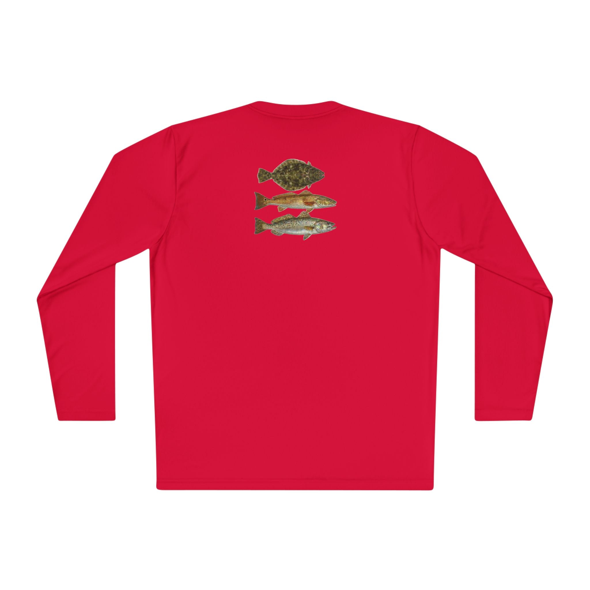 Texas Slam Fishing Tee — Lightweight Long Sleeve Shirt with Vintage Fish Illustrations