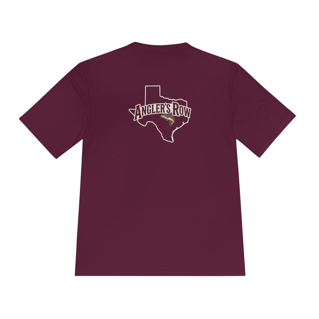 Texas Angler's Row Logo Moisture-Wicking Tee