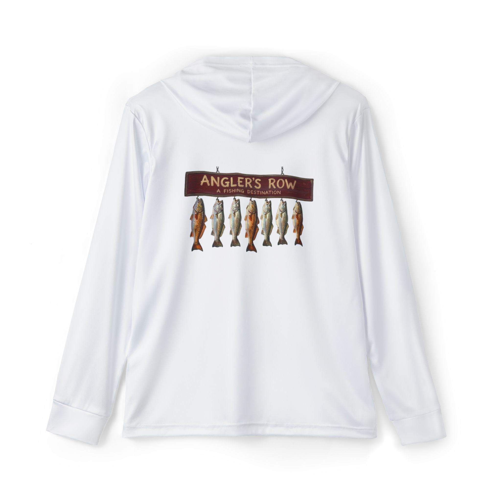 Angler's Row Fishing Hoodie — Men's Performance Warmup Hoodie