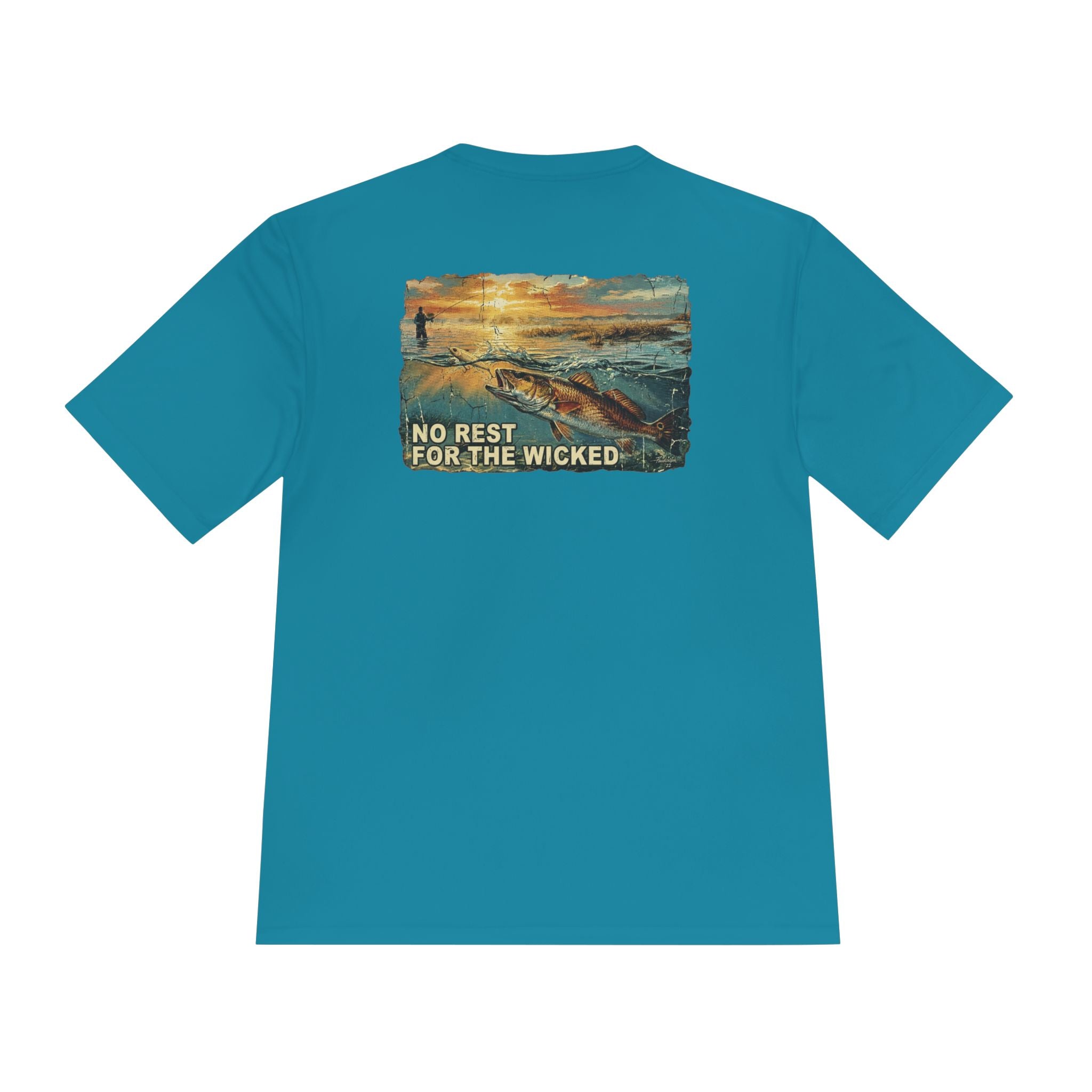 No Rest for the Wicked — Fishing T-Shirt