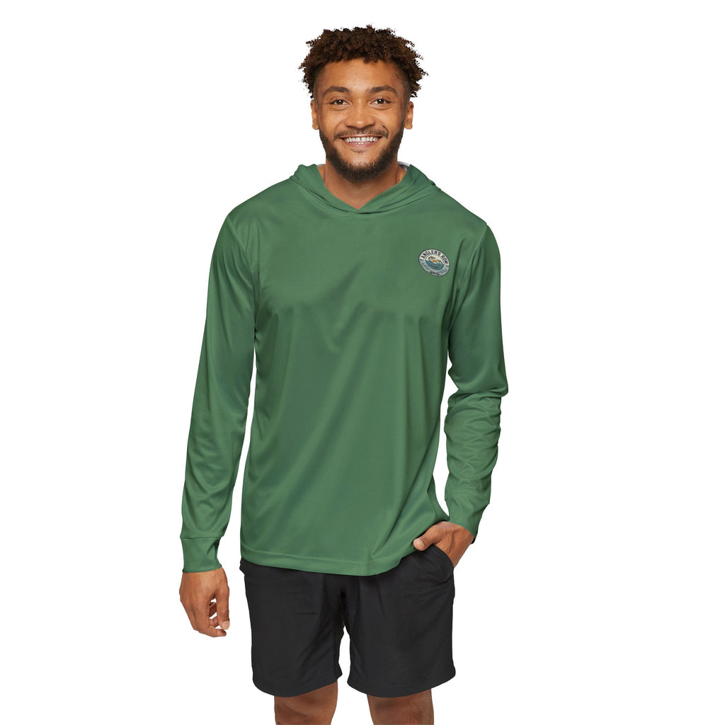 Fishing Hoodie — "Anglers Row" Performance Pullover