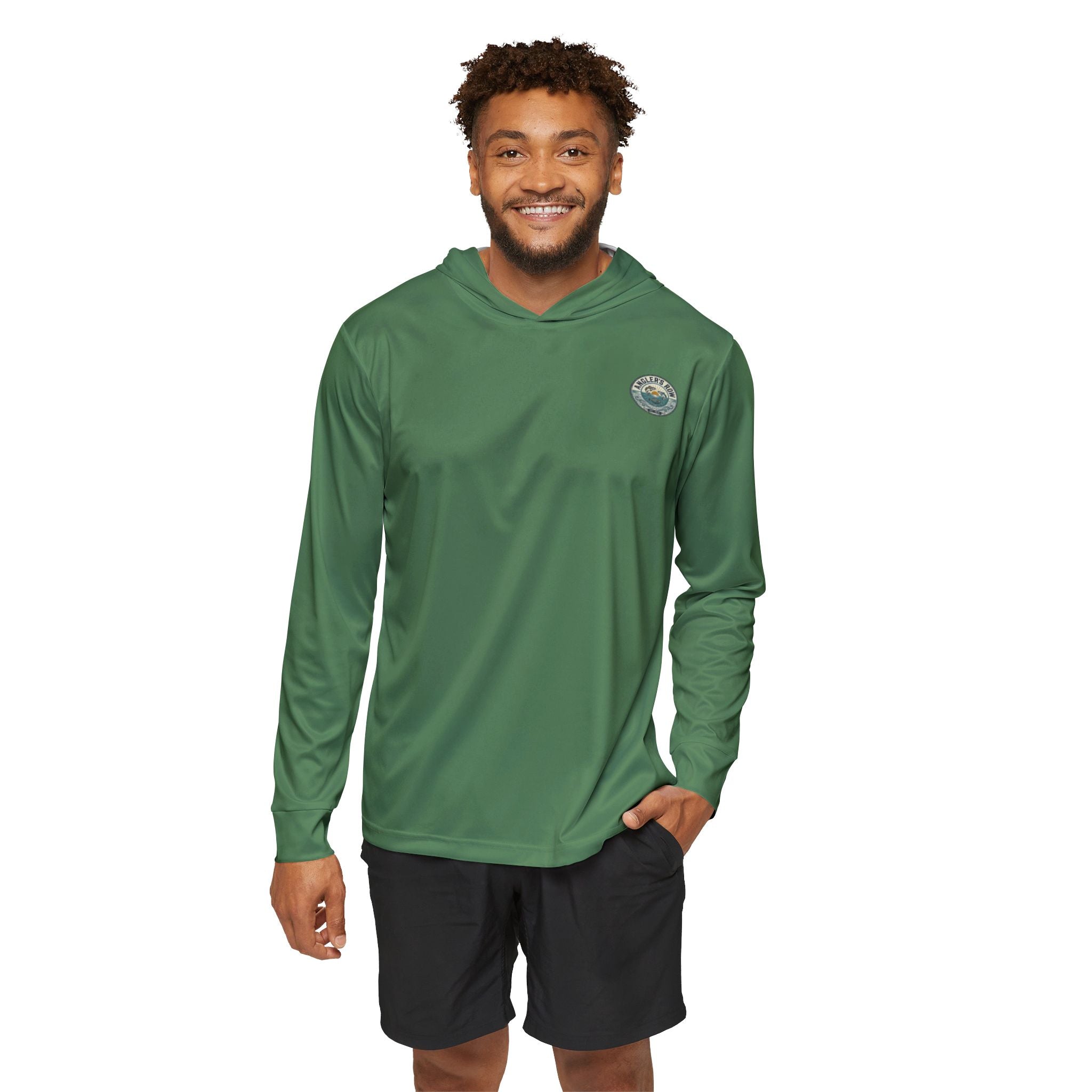 Fishing Hoodie — "Anglers Row" Performance Pullover