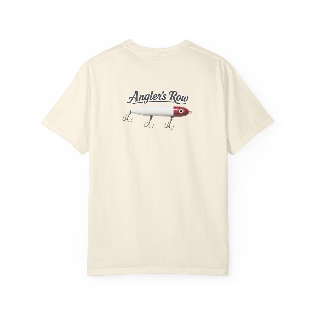 Angler's Row Fishing Lure T-Shirt | Vintage Bait Graphic