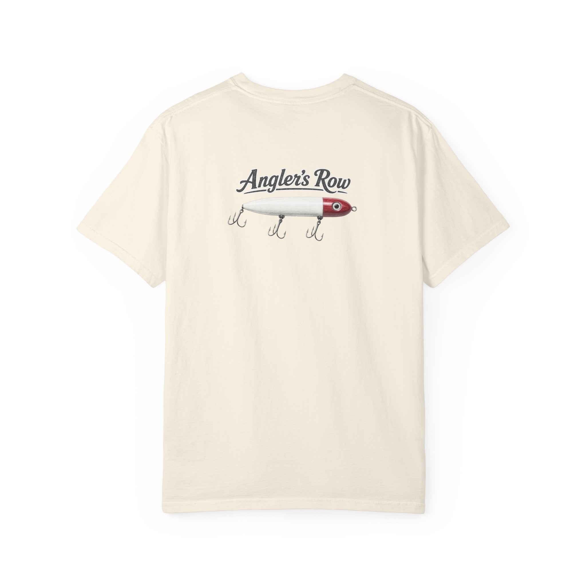 Angler's Row Fishing Lure T-Shirt | Vintage Bait Graphic