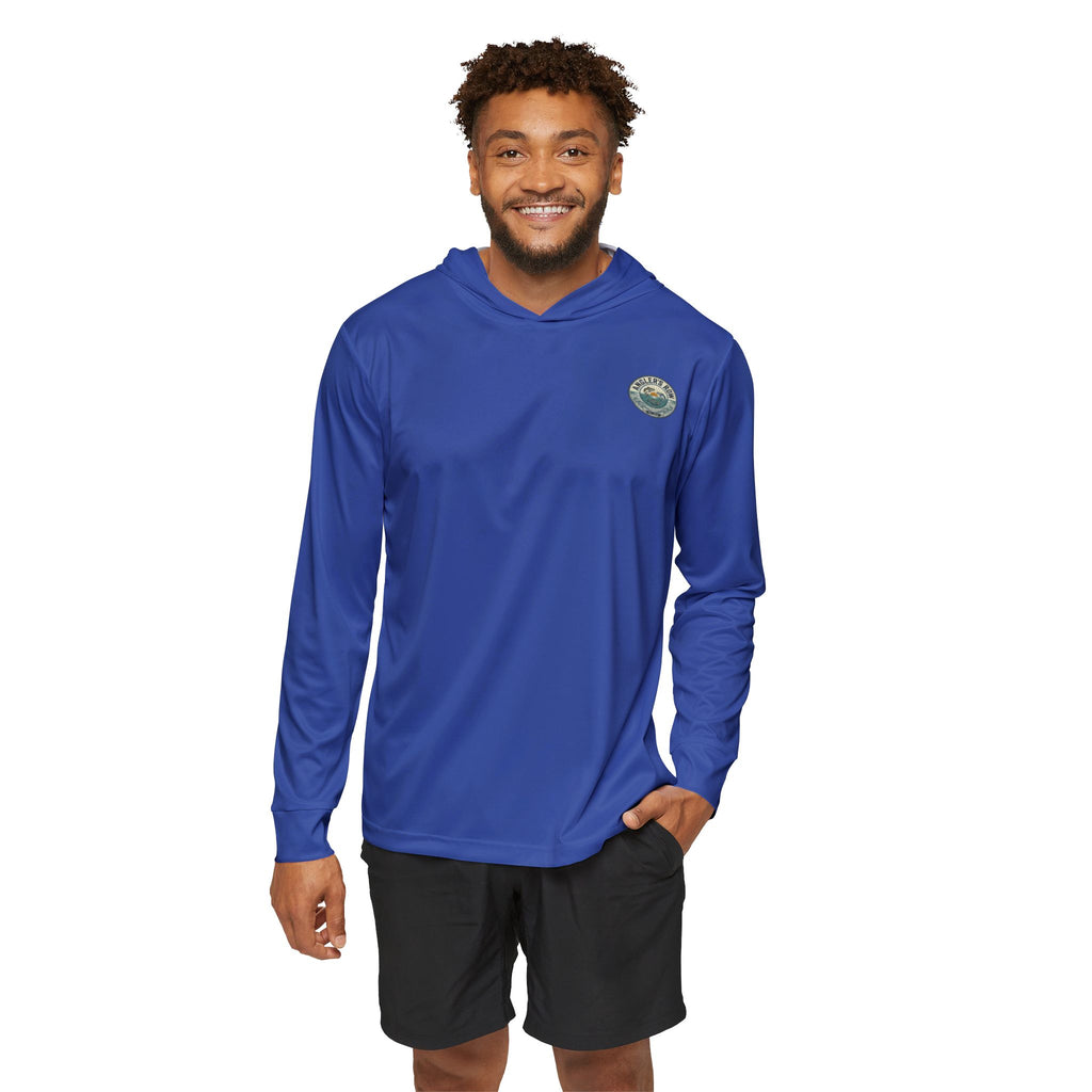 Fishing Hoodie —  Sports Warmup Hoodie with Fish Graphic