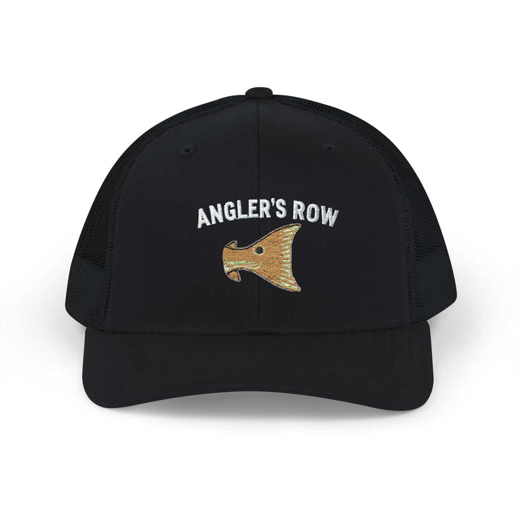 Angler's Row Fishing Trucker Cap - Vintage Boat Snapback Hat