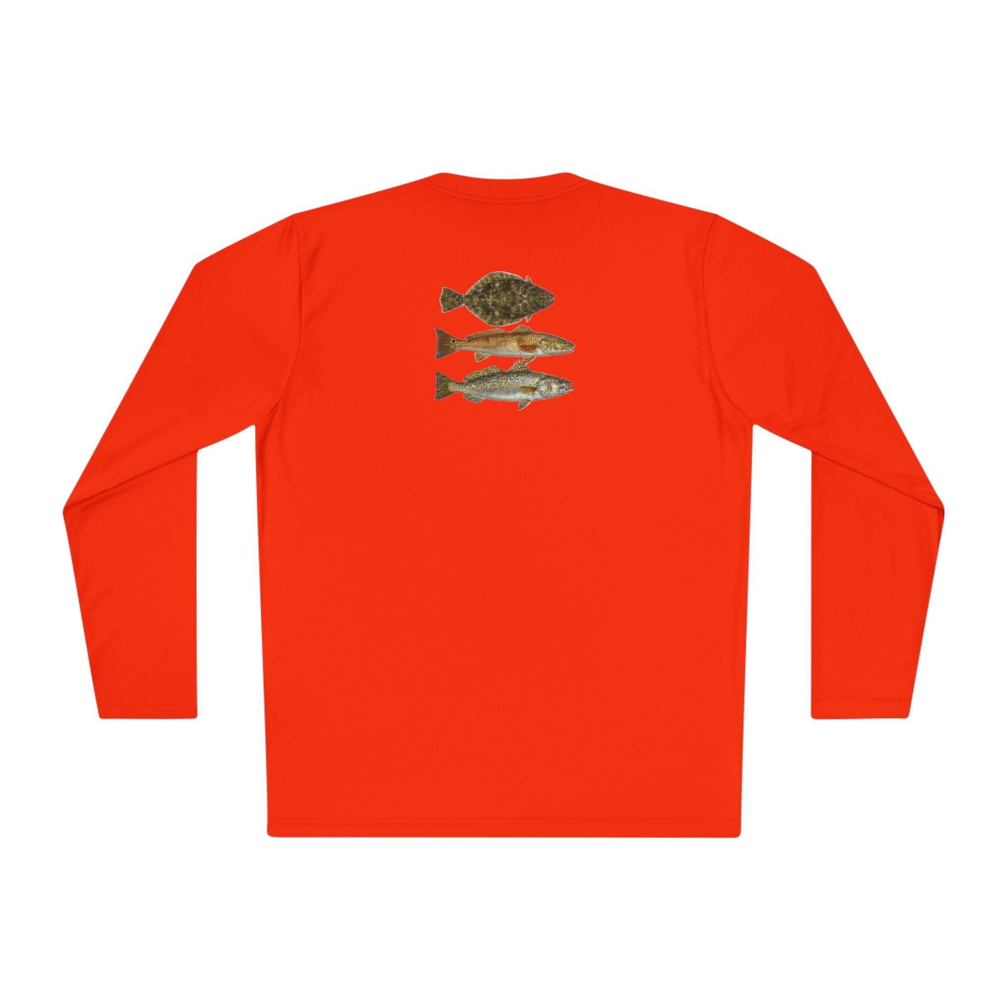 Texas Slam Fishing Tee — Lightweight Long Sleeve Shirt with Vintage Fish Illustrations