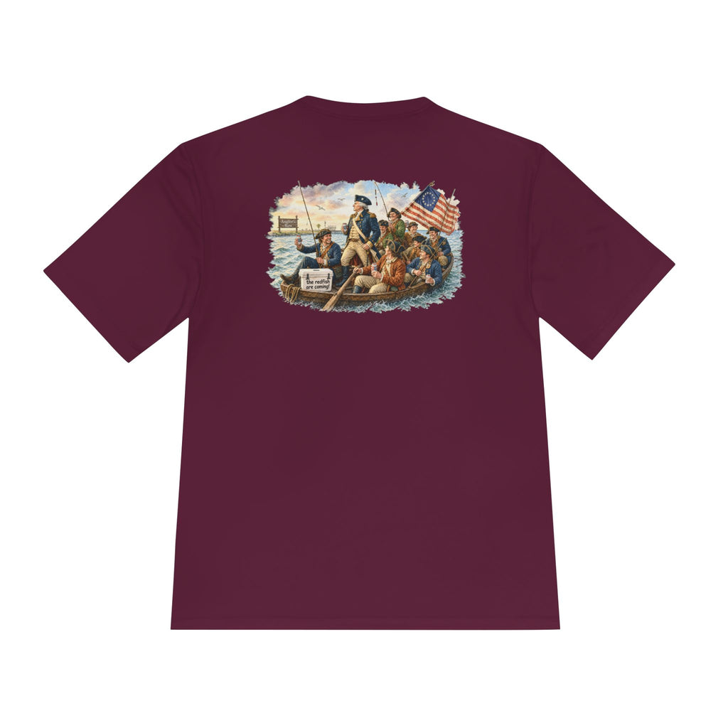 Fishing Forefathers Graphic Tee — Dri fit T Shirt
