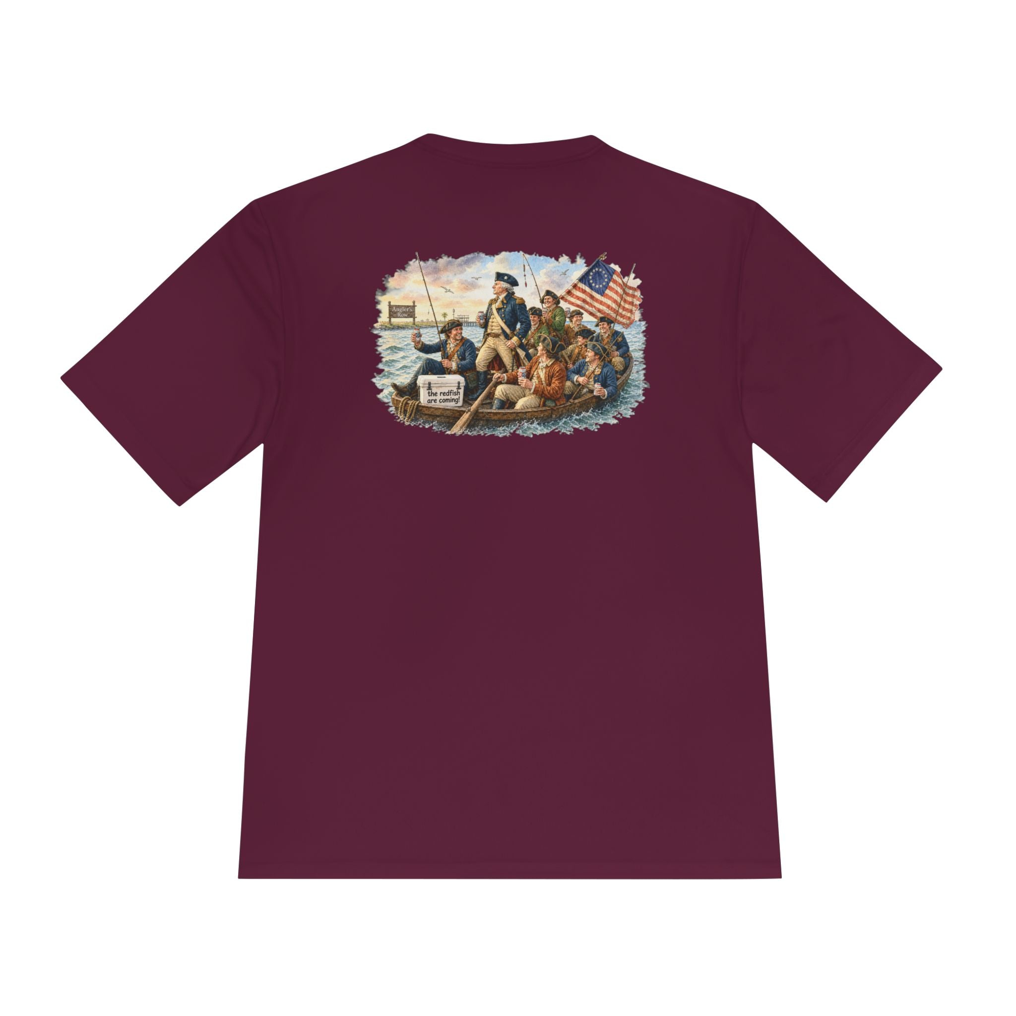Fishing Forefathers Graphic Tee — Dri fit T Shirt