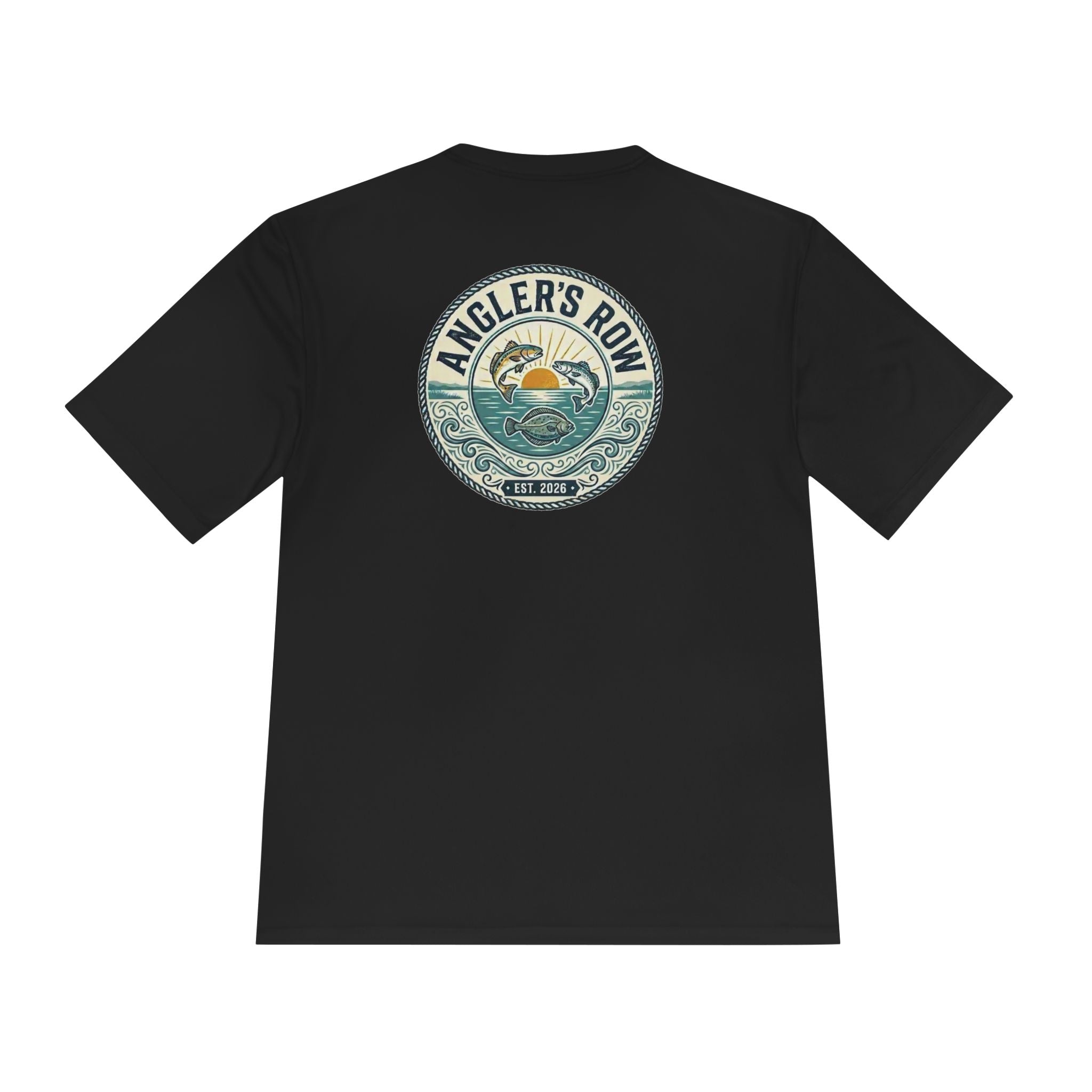 Angler's Row Fishing Logo Tee | Fishing T-Shirt, moisture-wicking