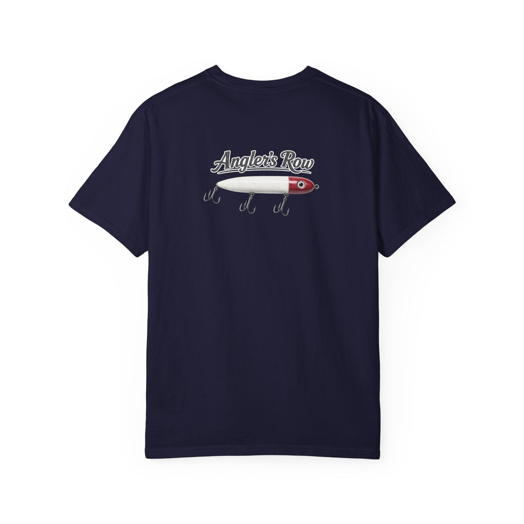 Angler's Row Fishing Lure T-Shirt | Vintage Bait Graphic