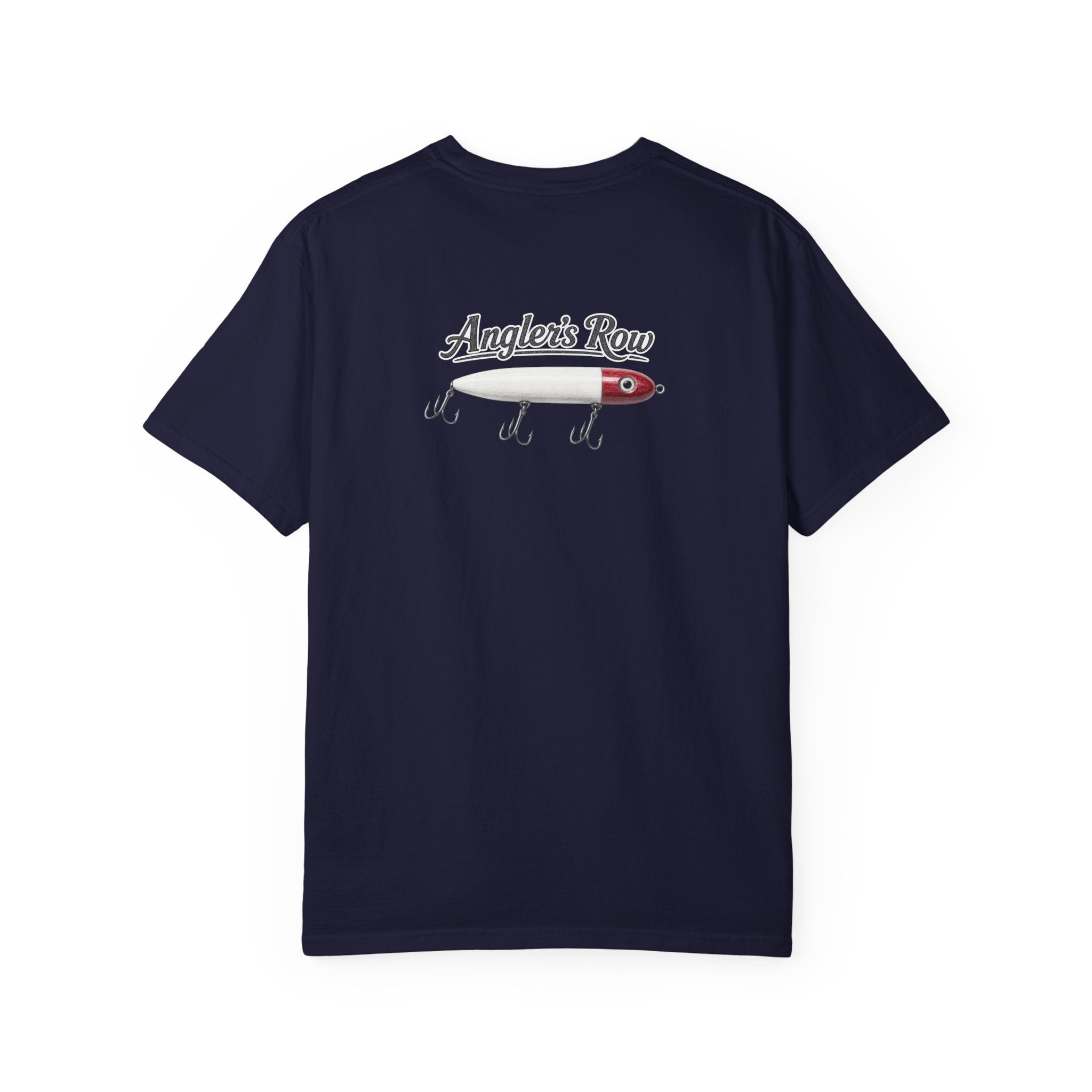Angler's Row Fishing Lure T-Shirt | Vintage Bait Graphic