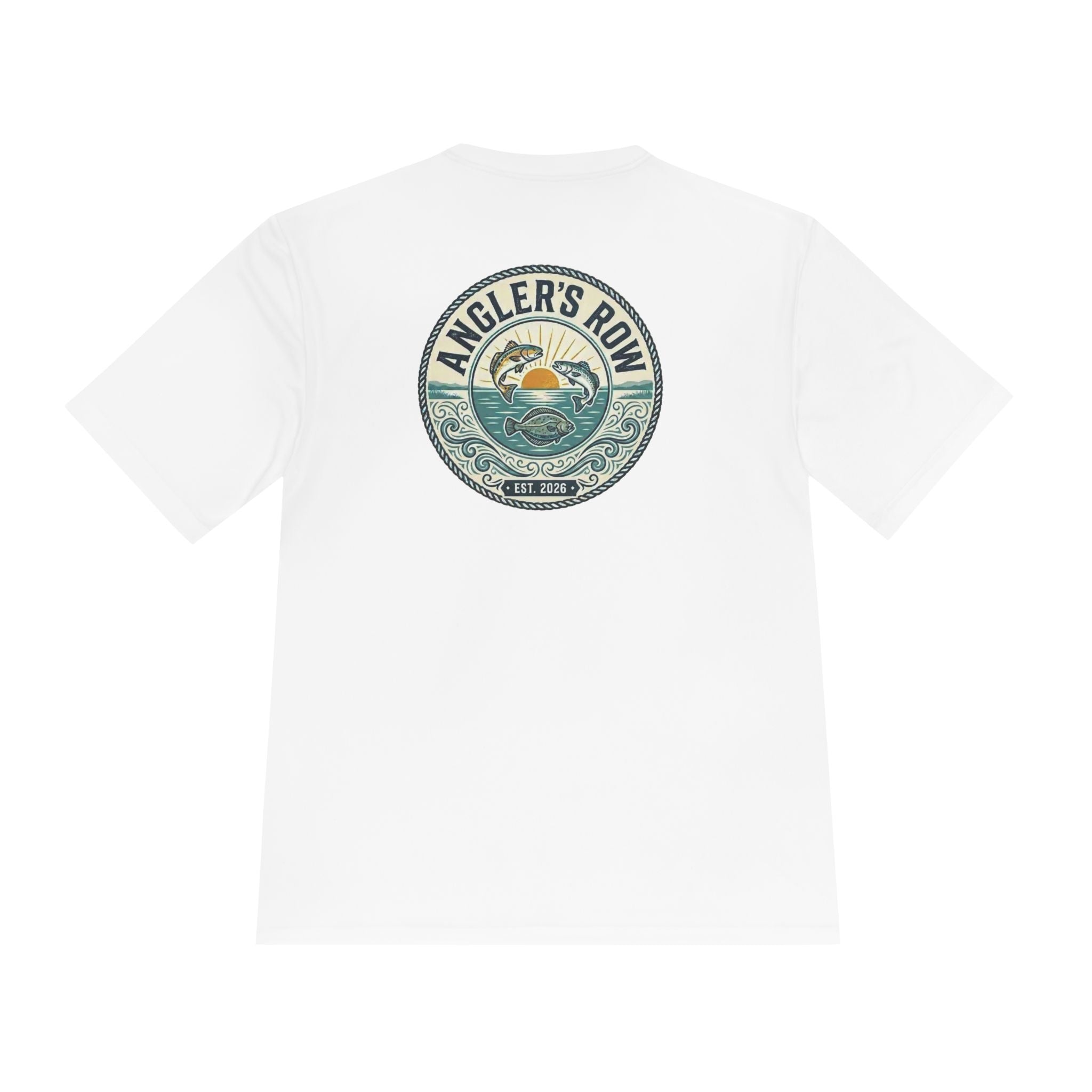 Angler's Row Fishing Logo Tee | Fishing T-Shirt, moisture-wicking
