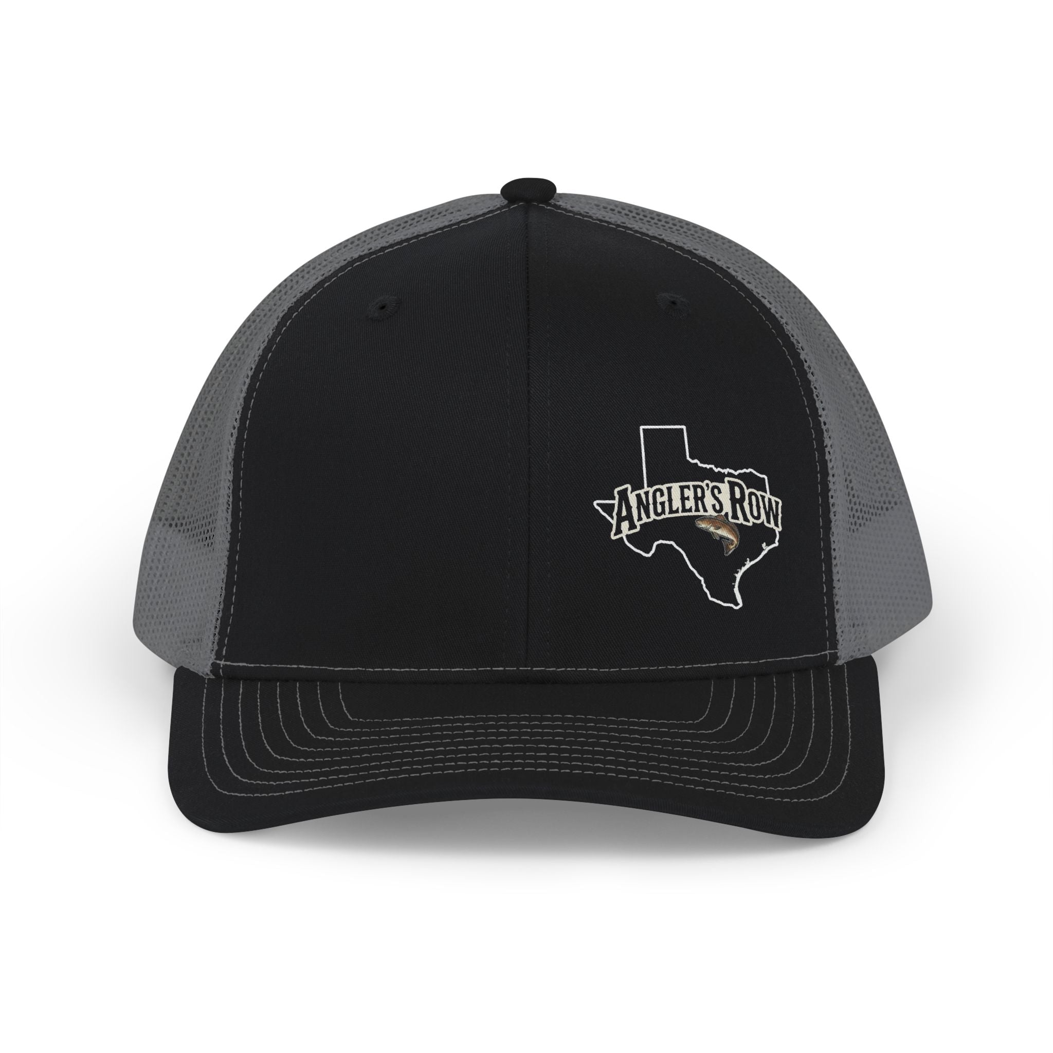 Texas Anglers Trucker Cap - Embroidered Lone Star Fishing Snapback
