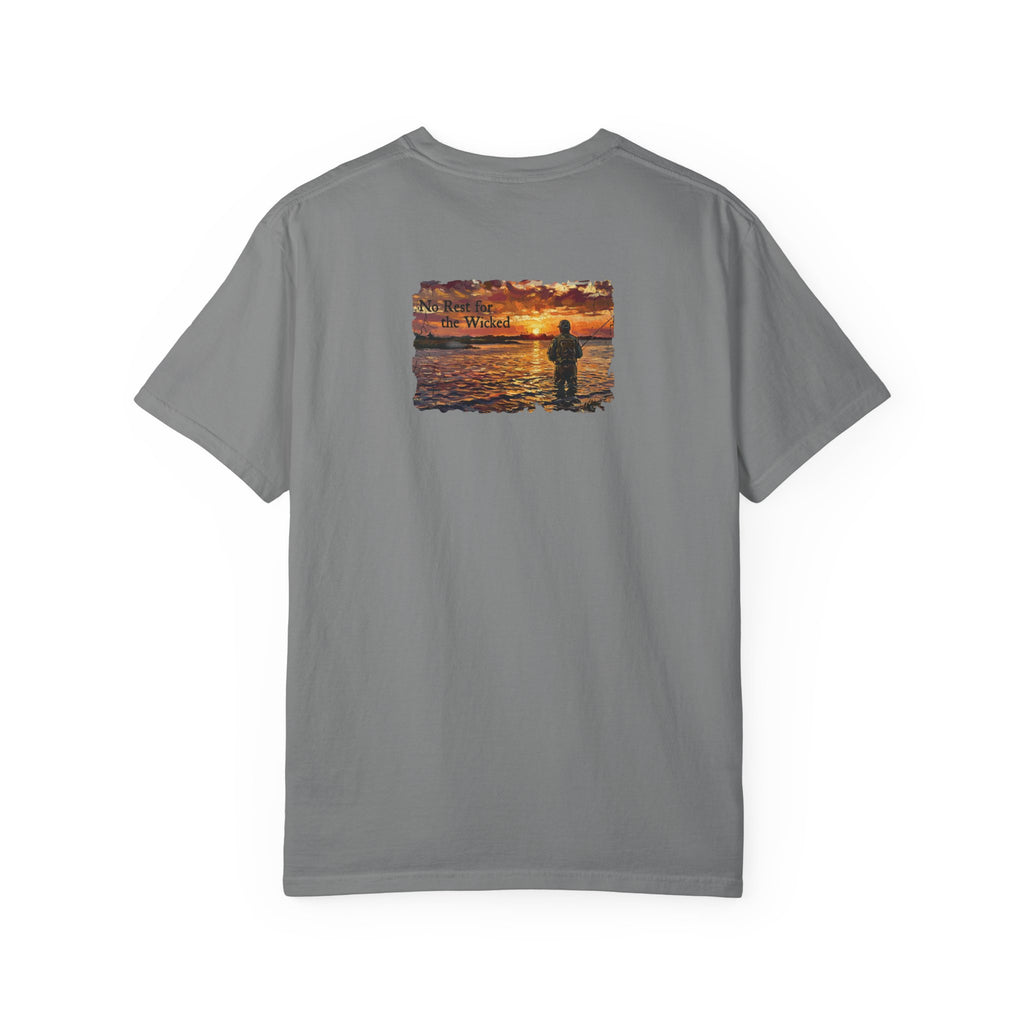 Sunset Angler T-Shirt — Cotton