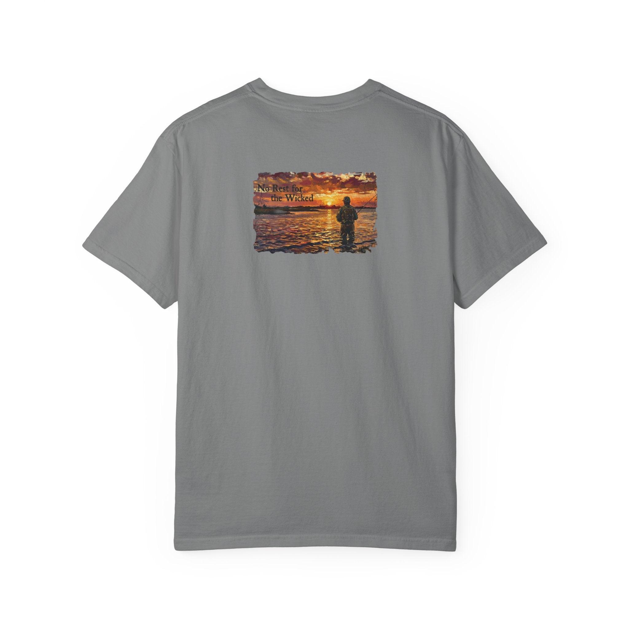 Sunset Angler T-Shirt — Cotton