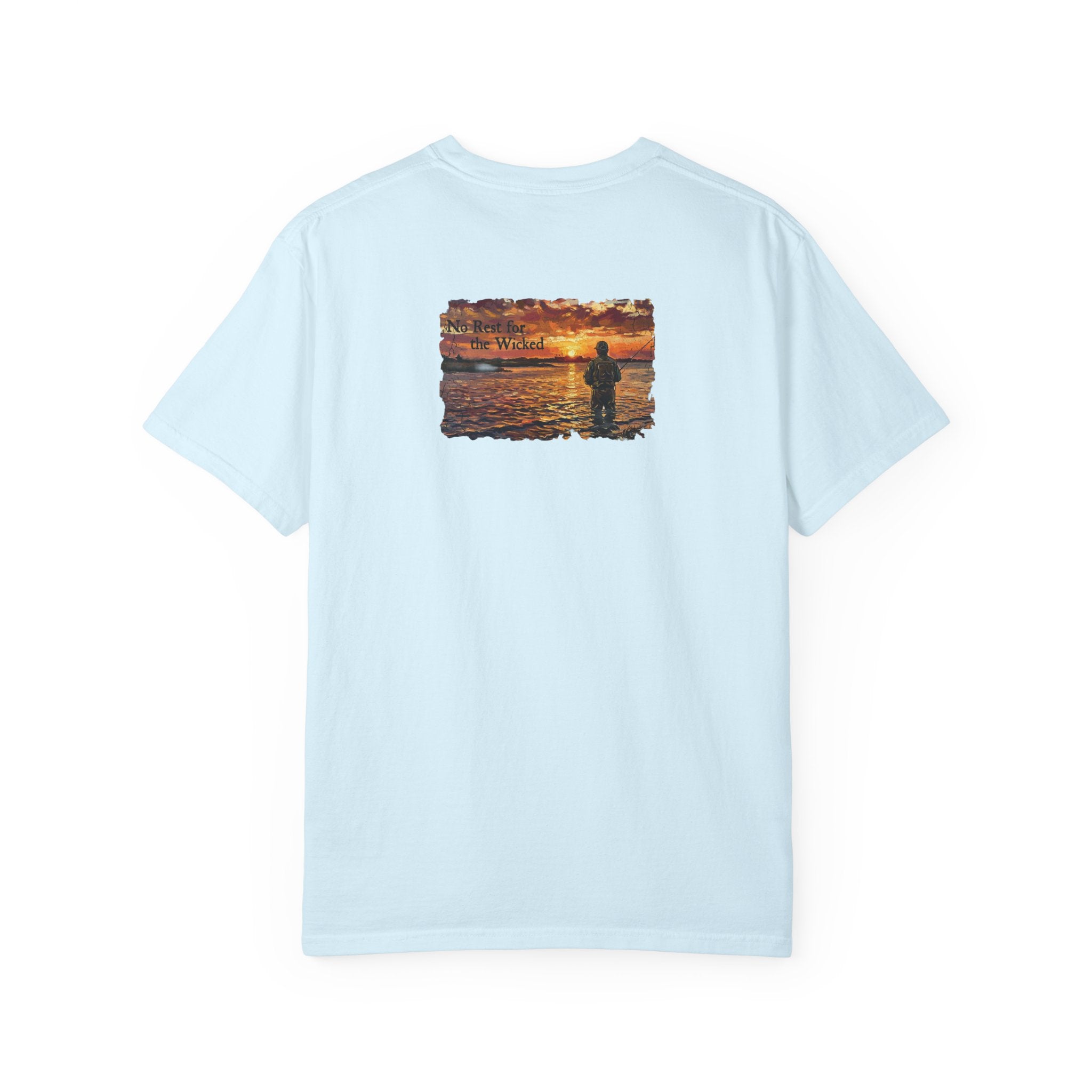 Sunset Angler T-Shirt — Cotton