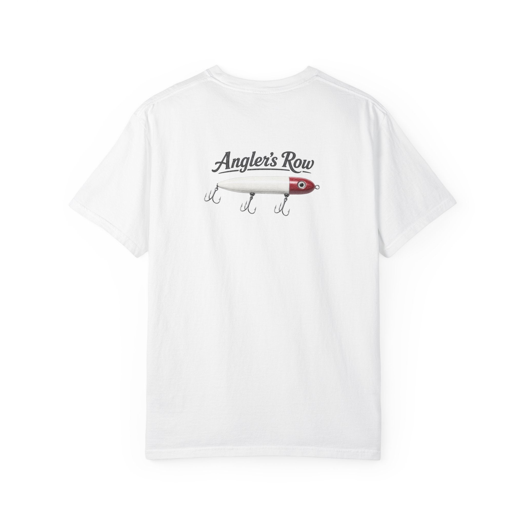 Angler's Row Fishing Lure T-Shirt | Vintage Bait Graphic