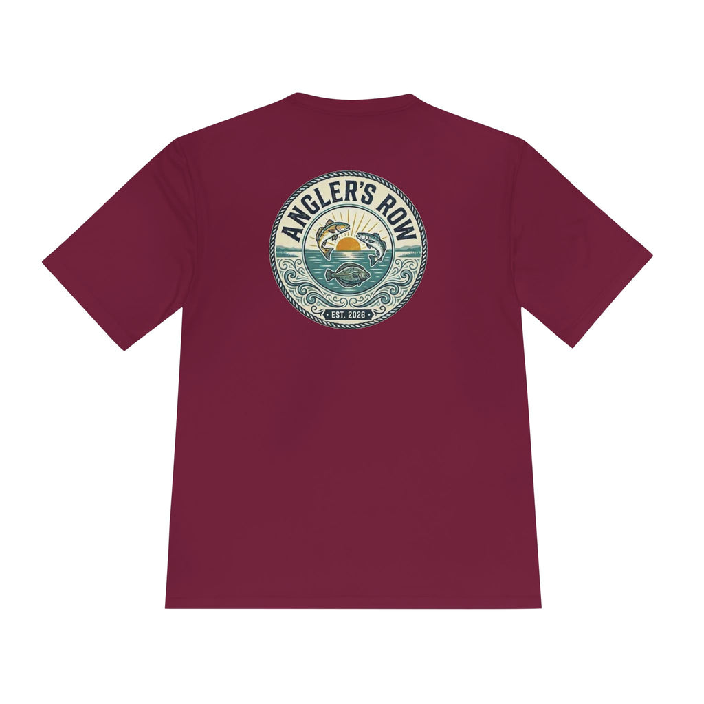 Angler's Row Fishing Logo Tee | Fishing T-Shirt, moisture-wicking