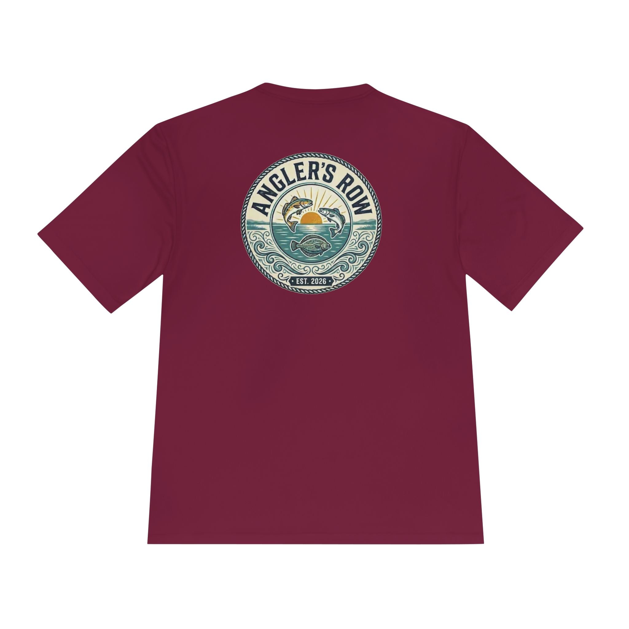 Angler's Row Fishing Logo Tee | Fishing T-Shirt, moisture-wicking