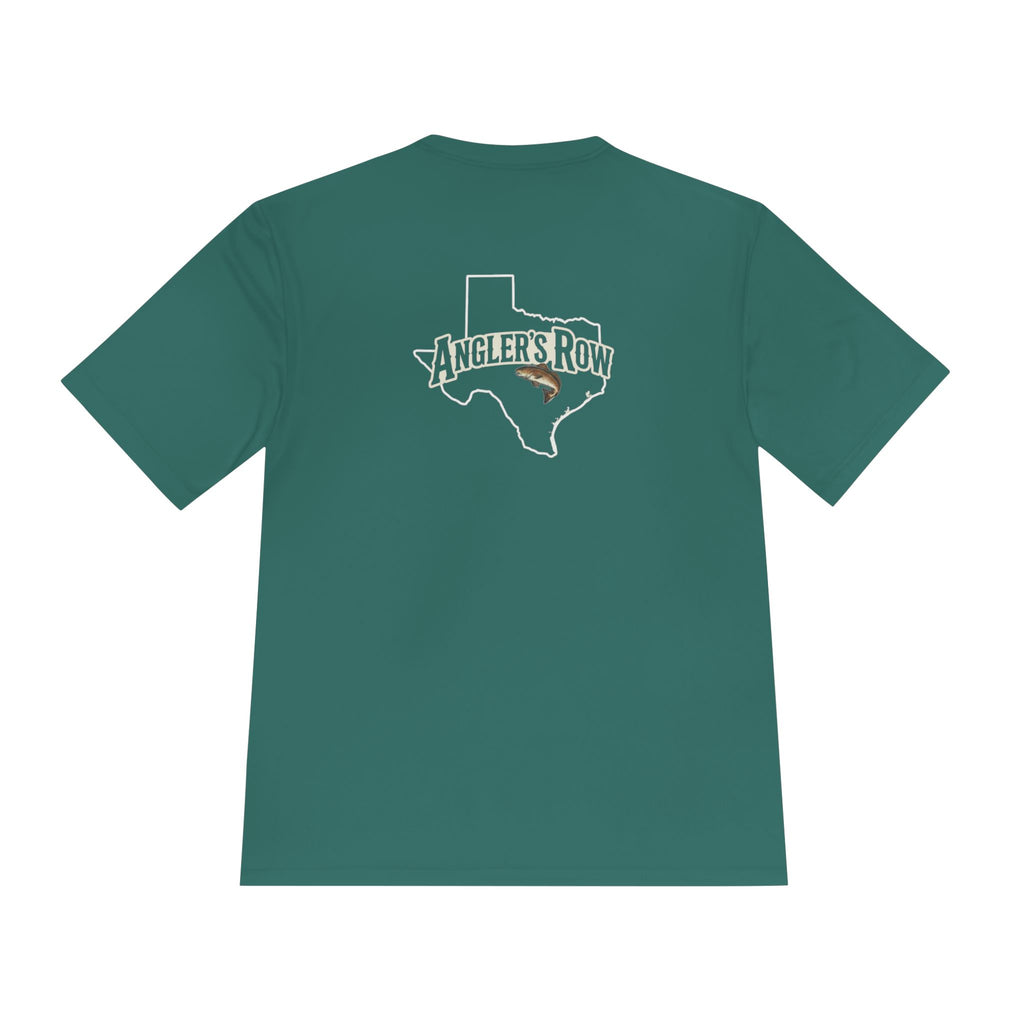 Texas Angler's Row Logo Moisture-Wicking Tee