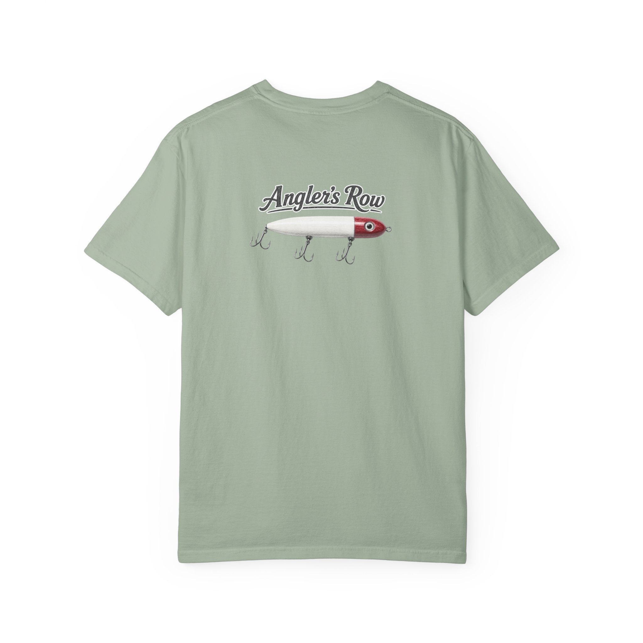 Angler's Row Fishing Lure T-Shirt | Vintage Bait Graphic