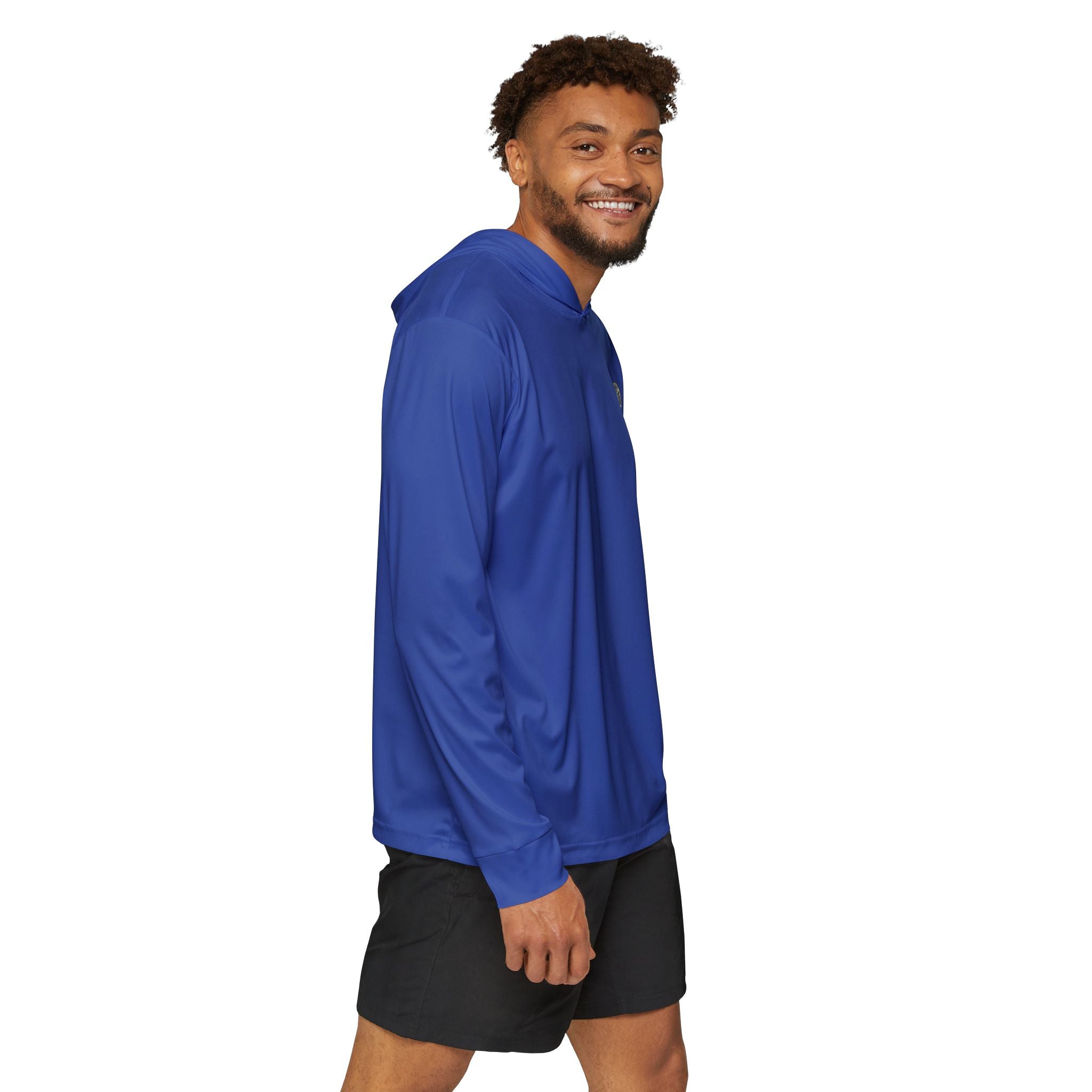 Fishing Hoodie —  Sports Warmup Hoodie with Fish Graphic