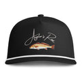 Angler's Row Fish Embroidered Rope Cap