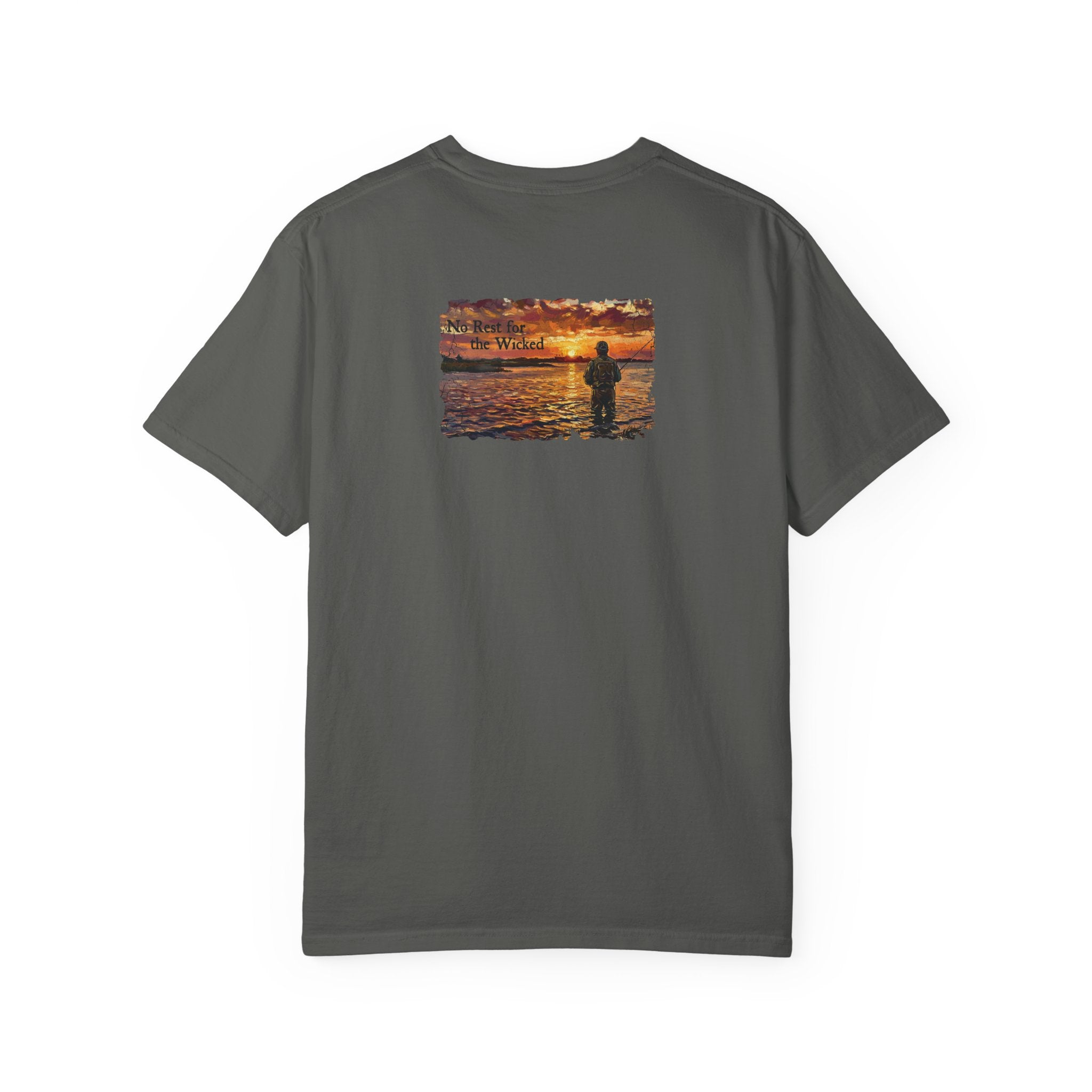 Sunset Angler T-Shirt — Cotton