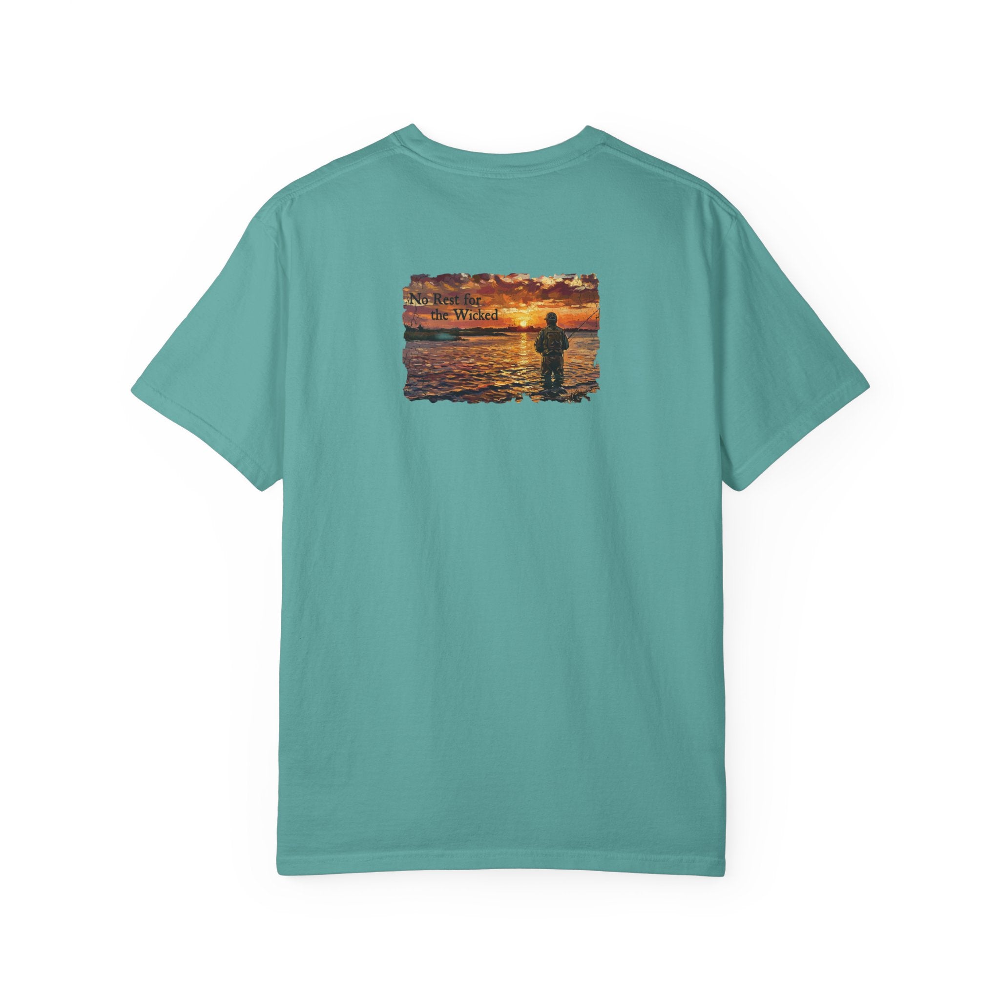 Sunset Angler T-Shirt — Cotton