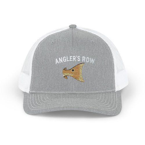 Angler's Row Fishing Trucker Cap - Vintage Boat Snapback Hat