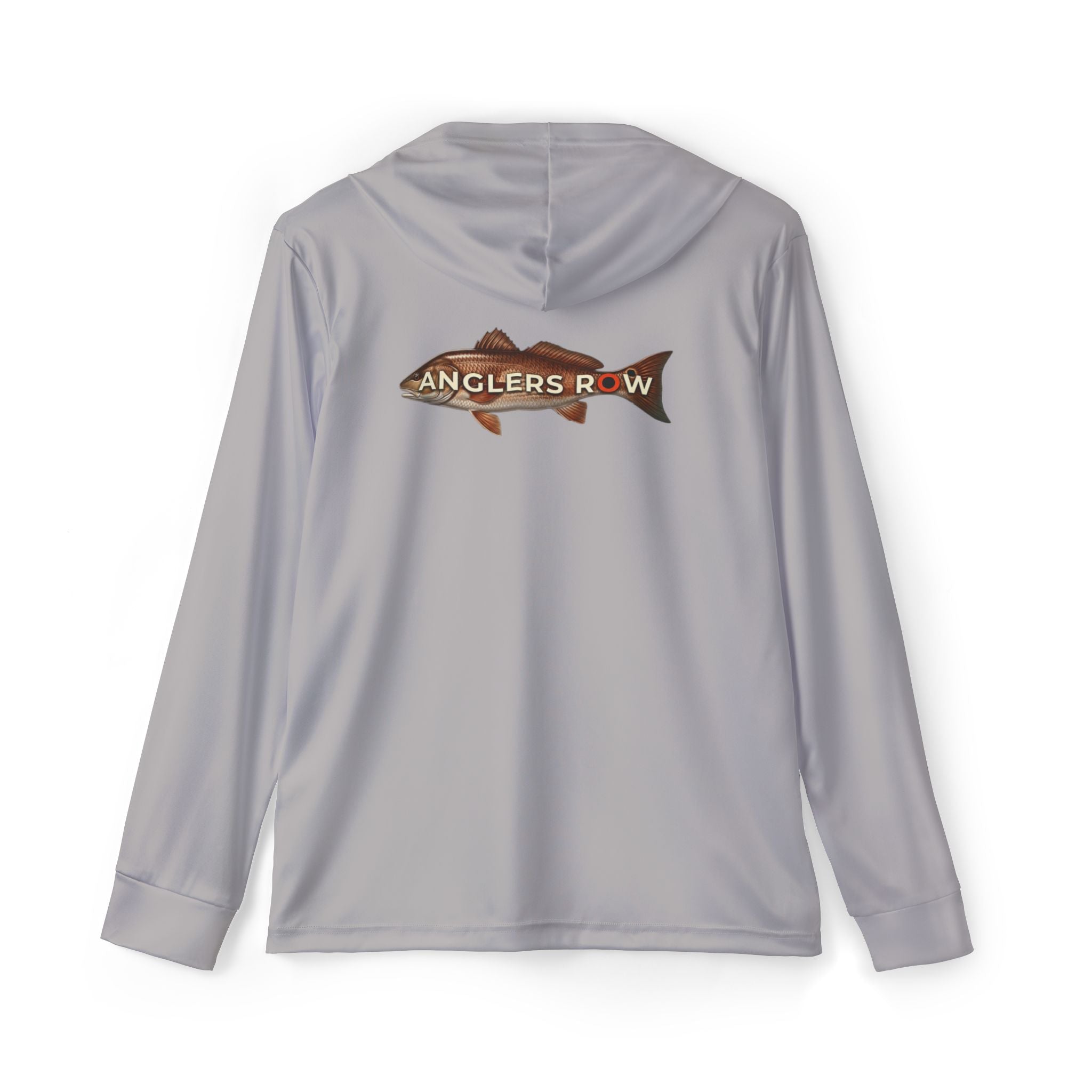 Fishing Hoodie — "Anglers Row" Performance Warmup Hoodie with Fish Logo