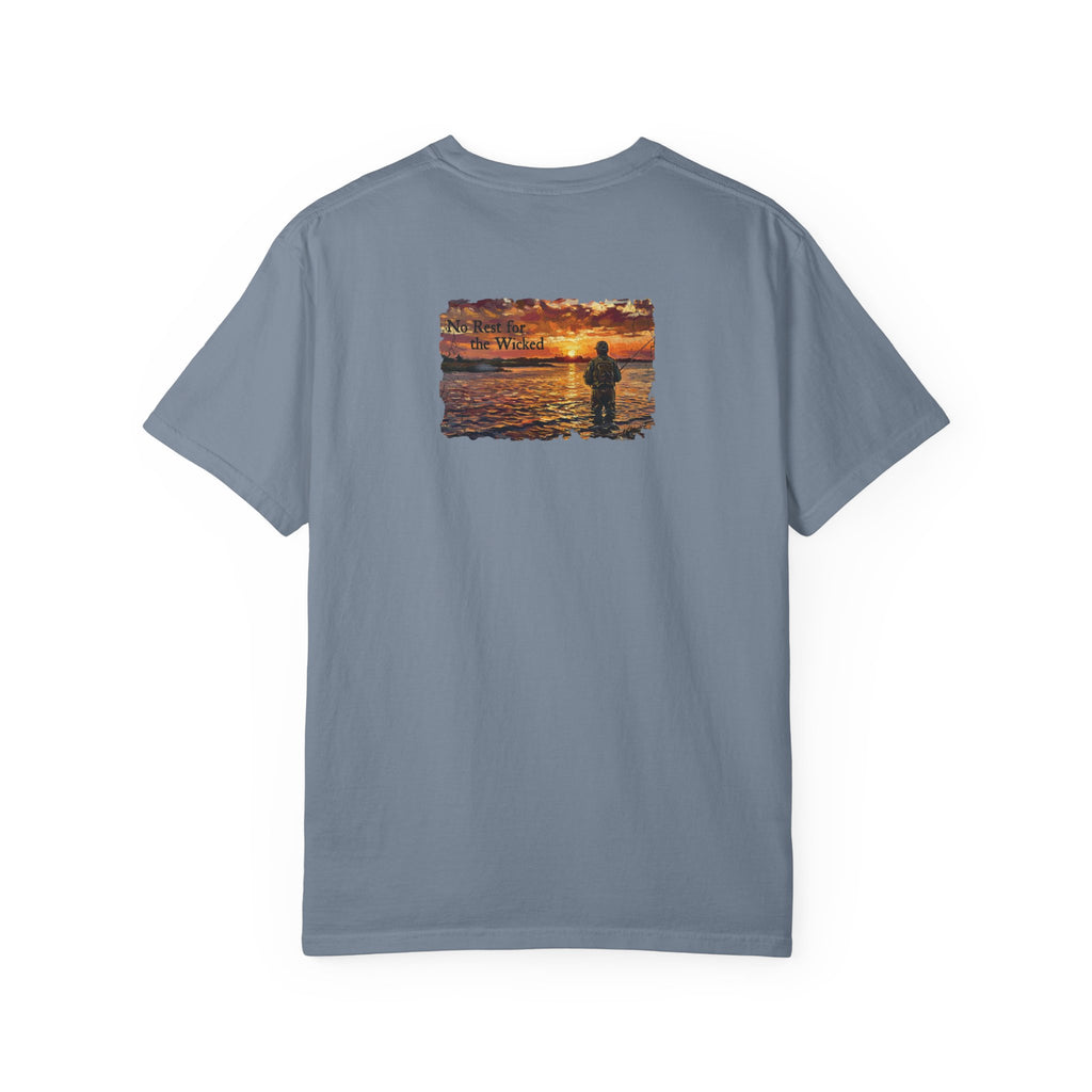 Sunset Angler T-Shirt — Cotton