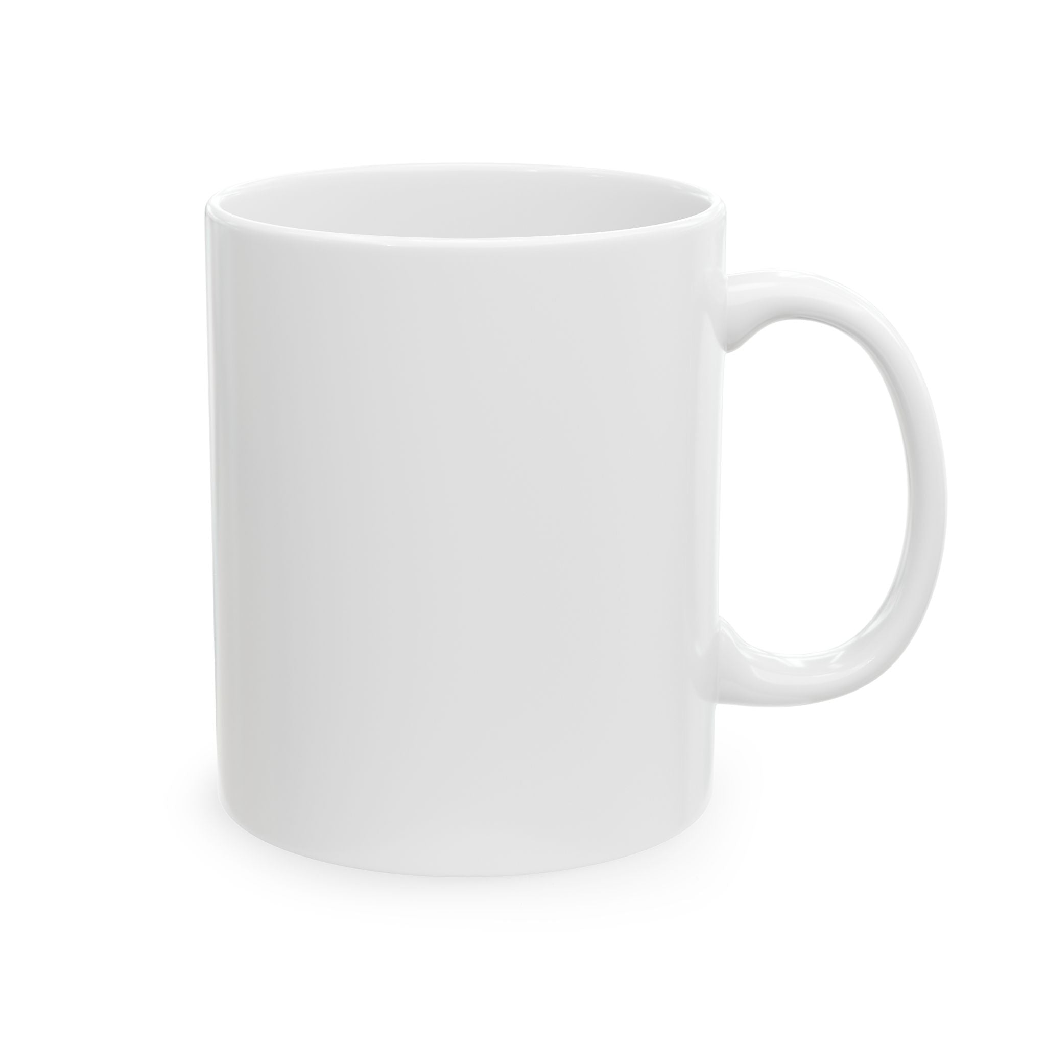 Fish Pattern Ceramic Mug — Rustic Trout School Coffee Cup (11oz, 15oz)