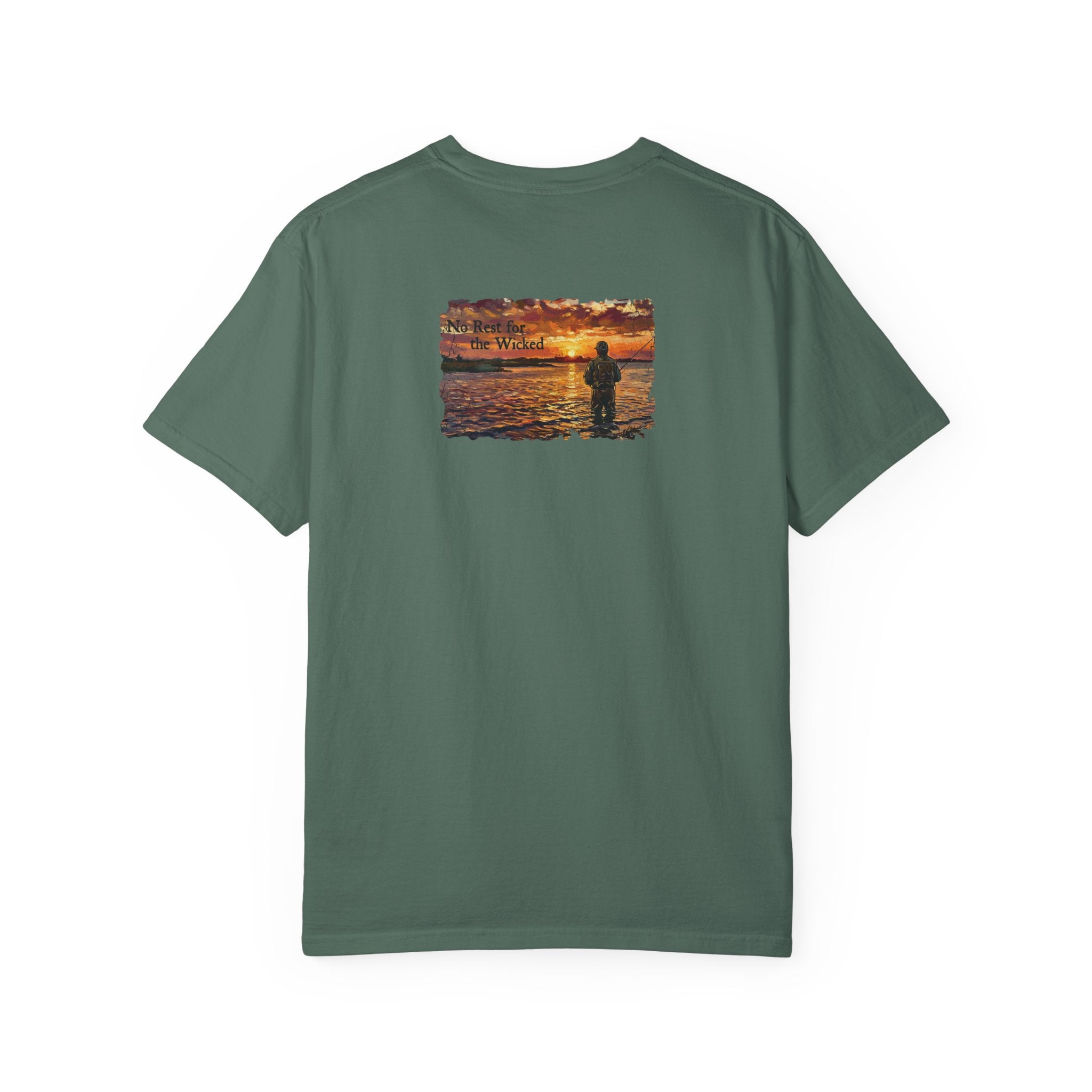 Sunset Angler T-Shirt — Cotton