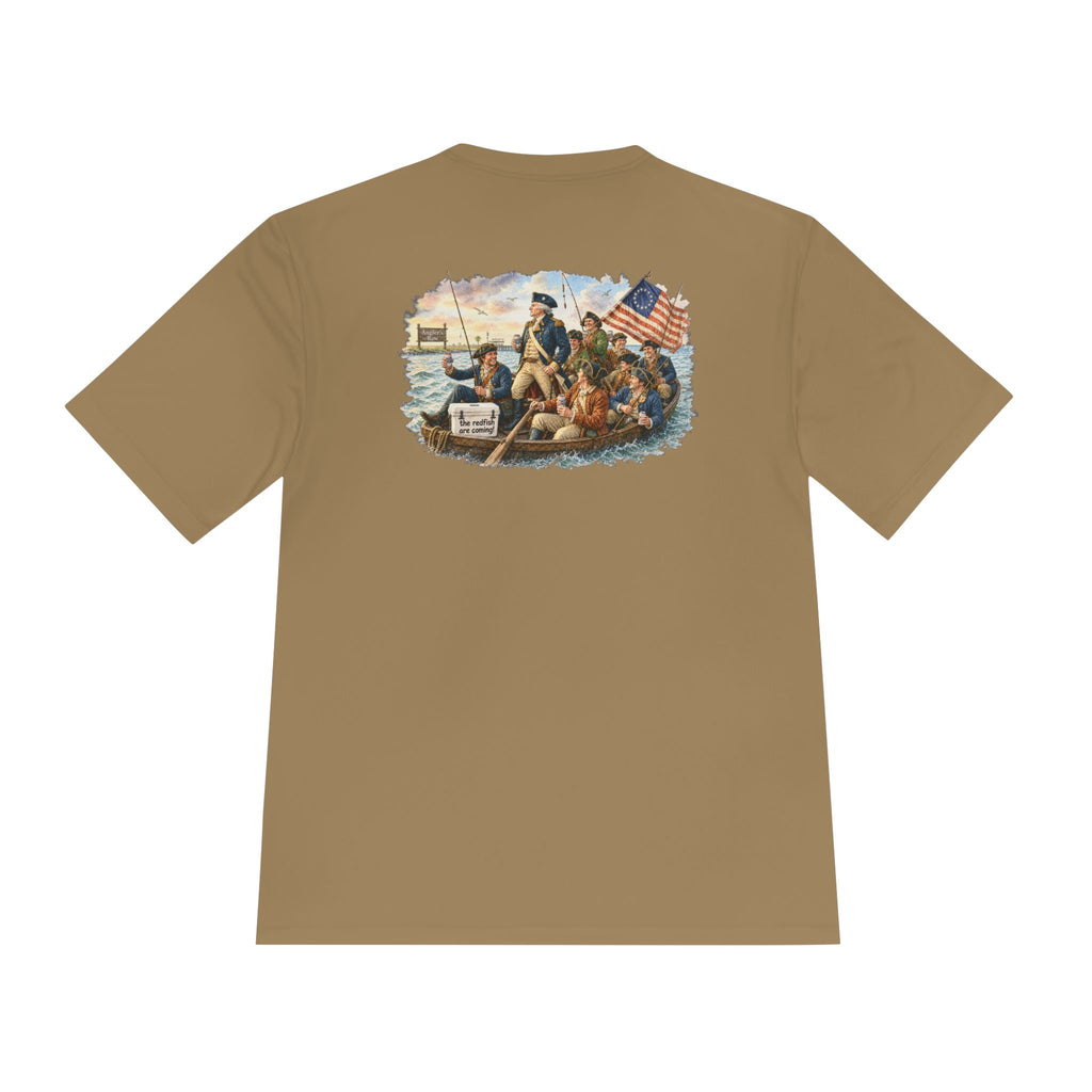 Fishing Forefathers Graphic Tee — Dri fit T Shirt