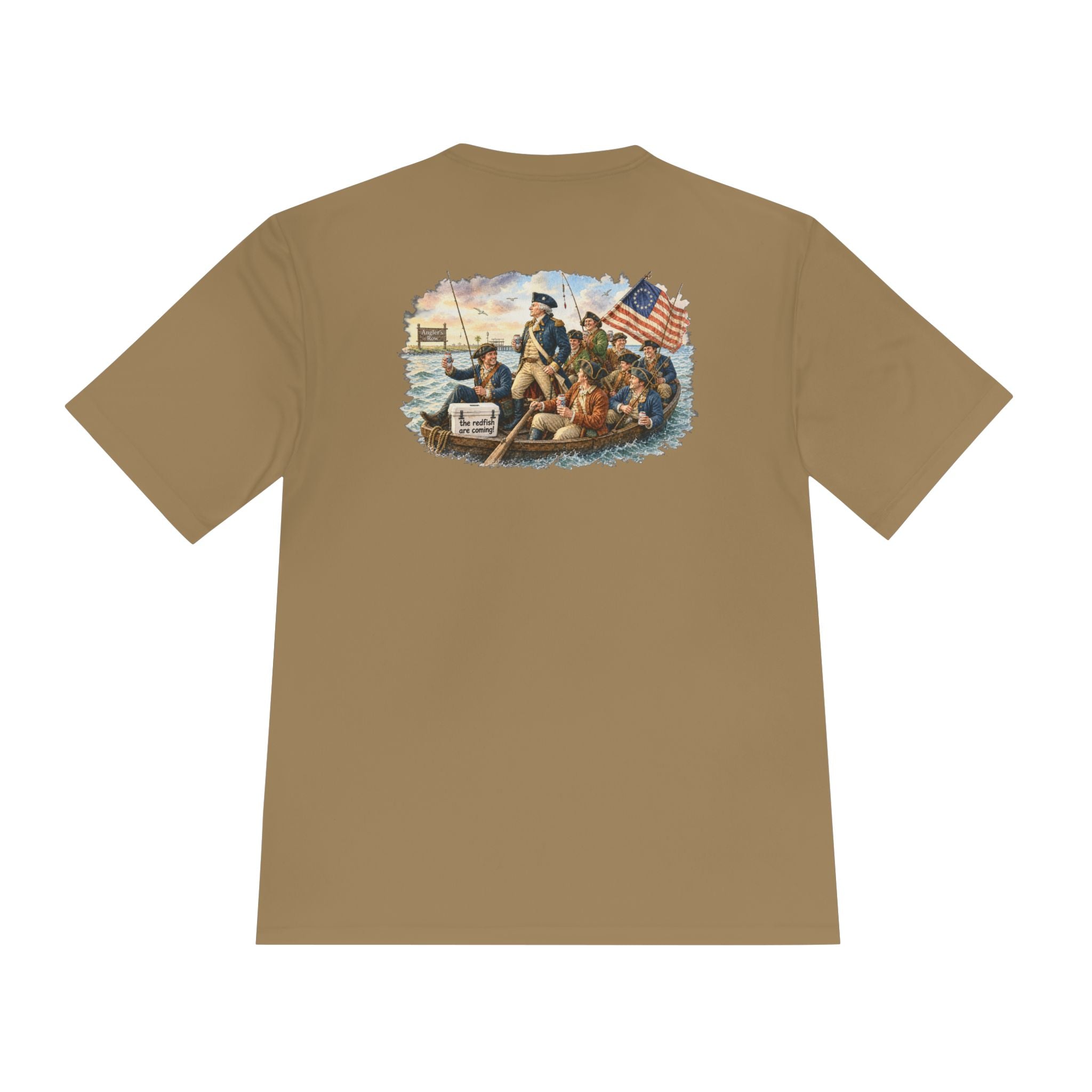 Fishing Forefathers Graphic Tee — Dri fit T Shirt