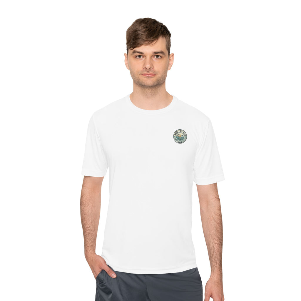 Fishing Trip Graphic Tee — "No Rest For The Wicked" Moisture-Wicking Shirt