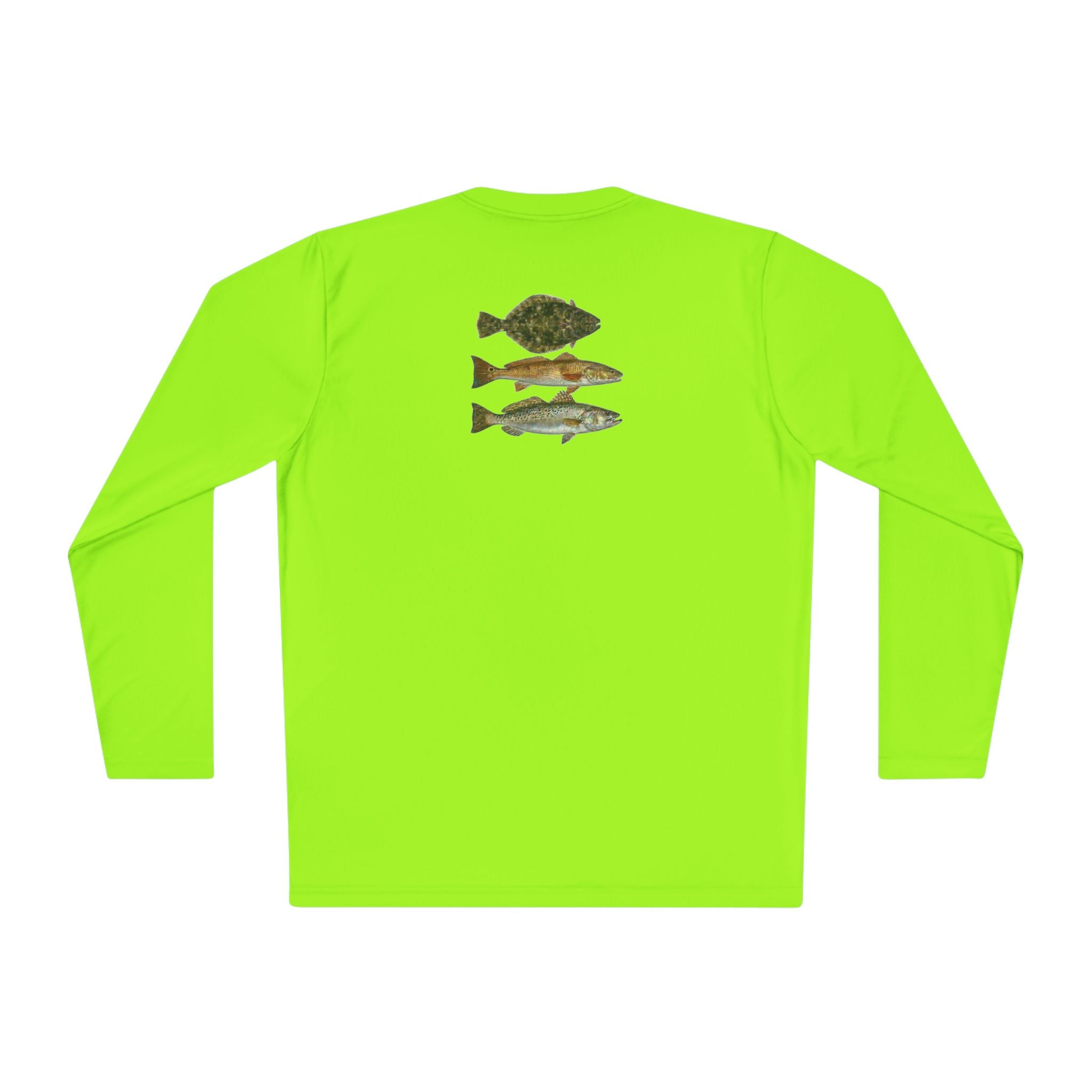 Texas Slam Fishing Tee — Lightweight Long Sleeve Shirt with Vintage Fish Illustrations