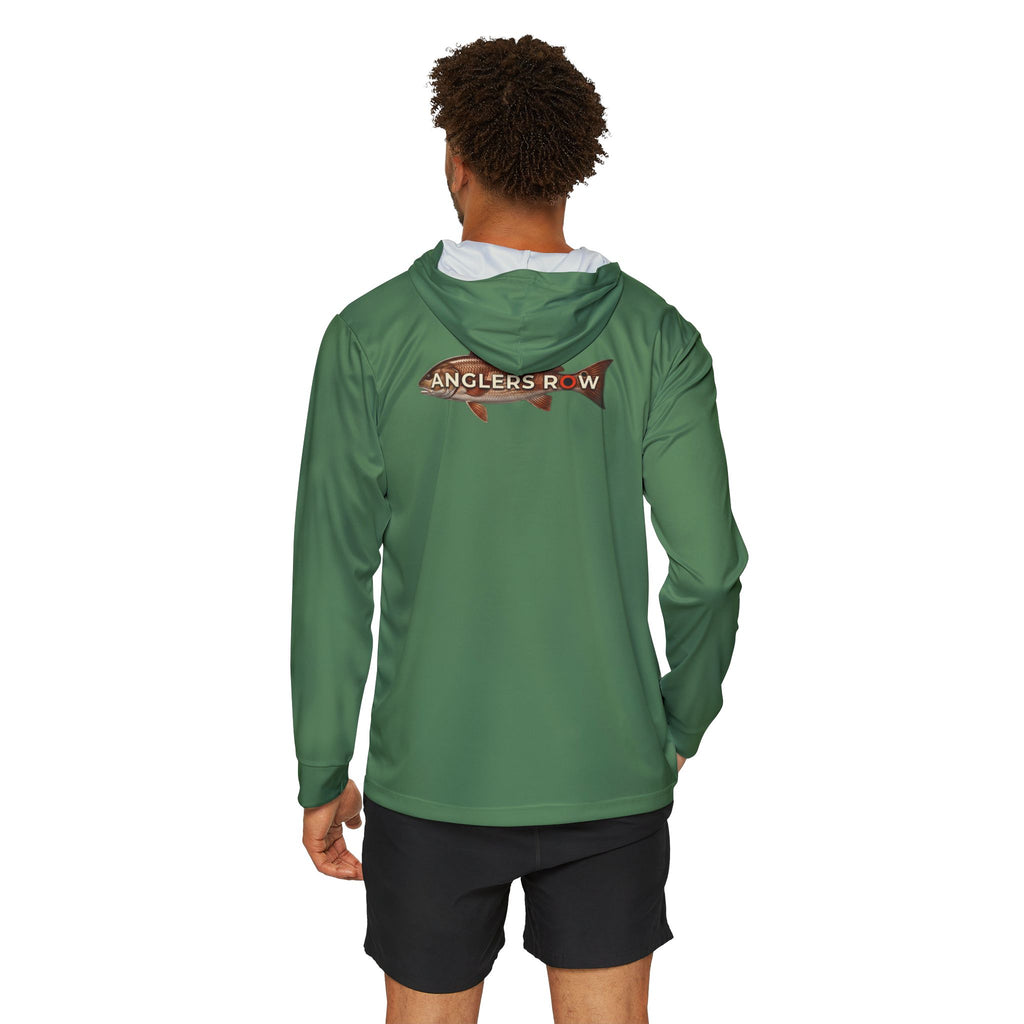 Fishing Hoodie — "Anglers Row" Performance Pullover
