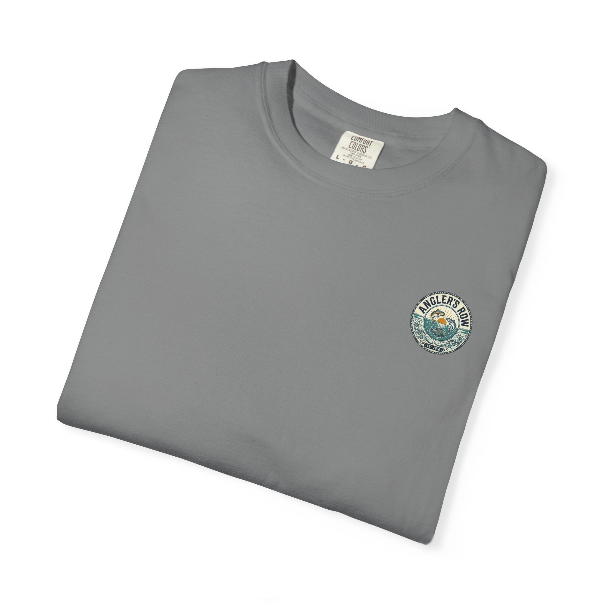 Angler's Row Fishing Lure T-Shirt | Vintage Bait Graphic
