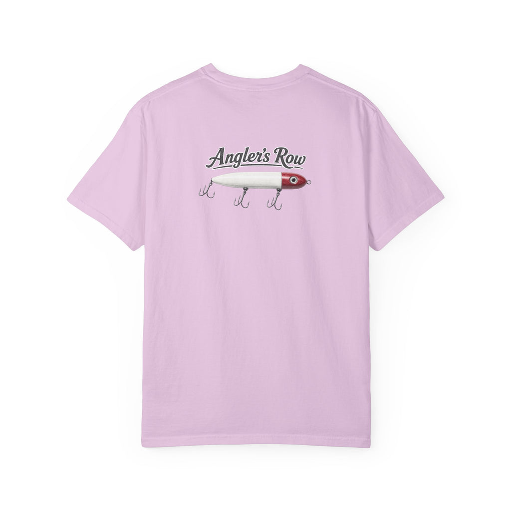Angler's Row Fishing Lure T-Shirt | Vintage Bait Graphic